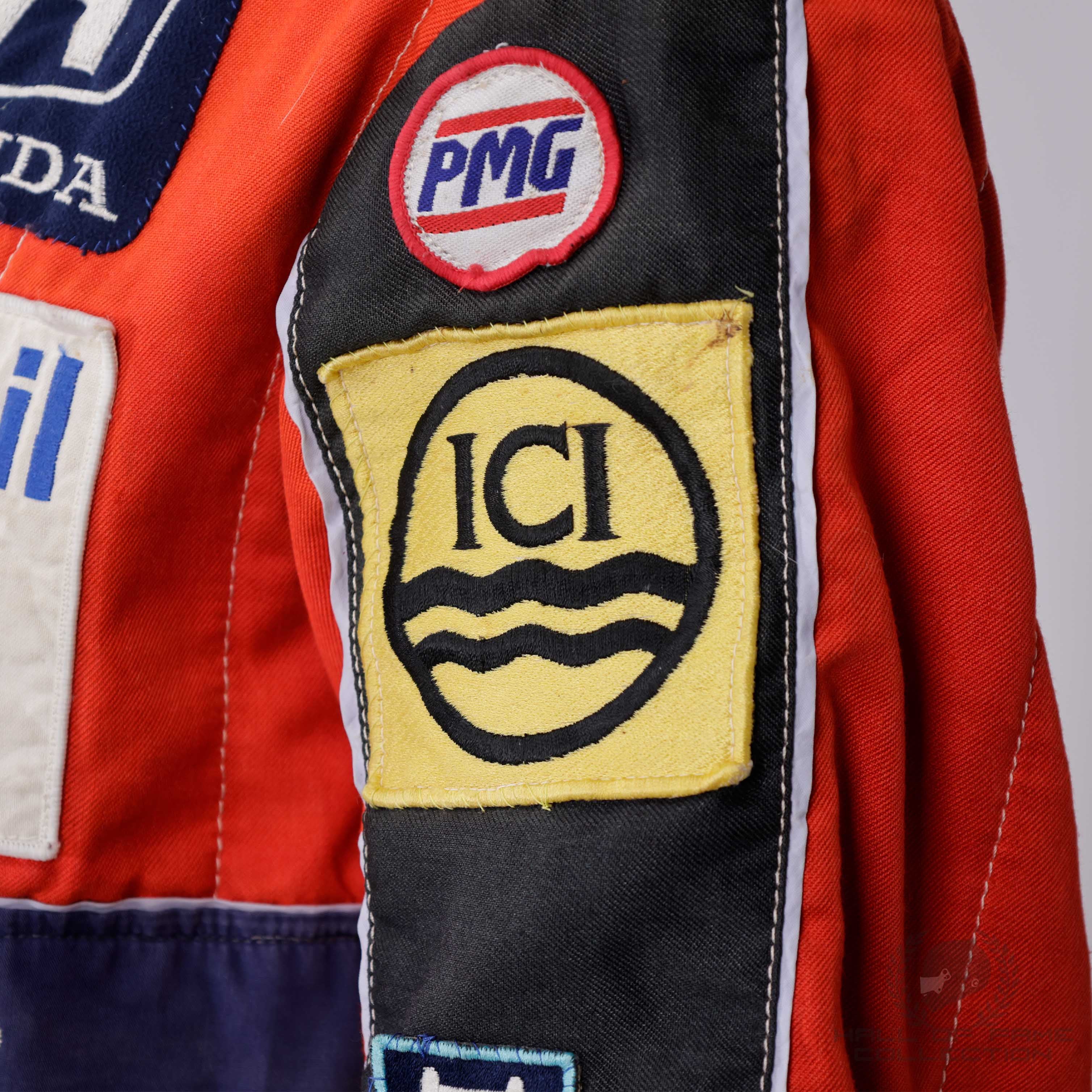 1986 Nigel Mansell Used Canon Williams Honda Team F1 Suit