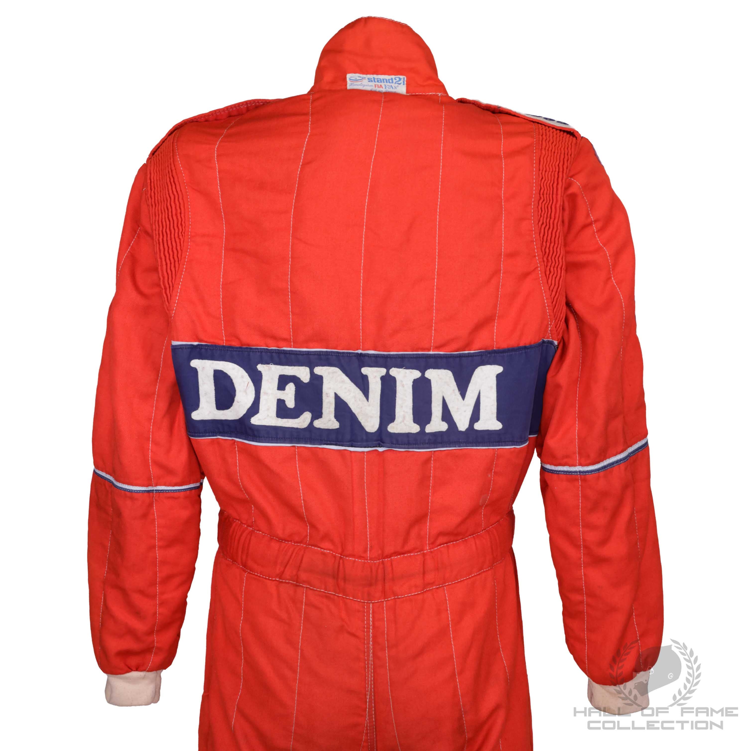 1986 Nigel Mansell Used Canon Williams Honda Team F1 Suit
