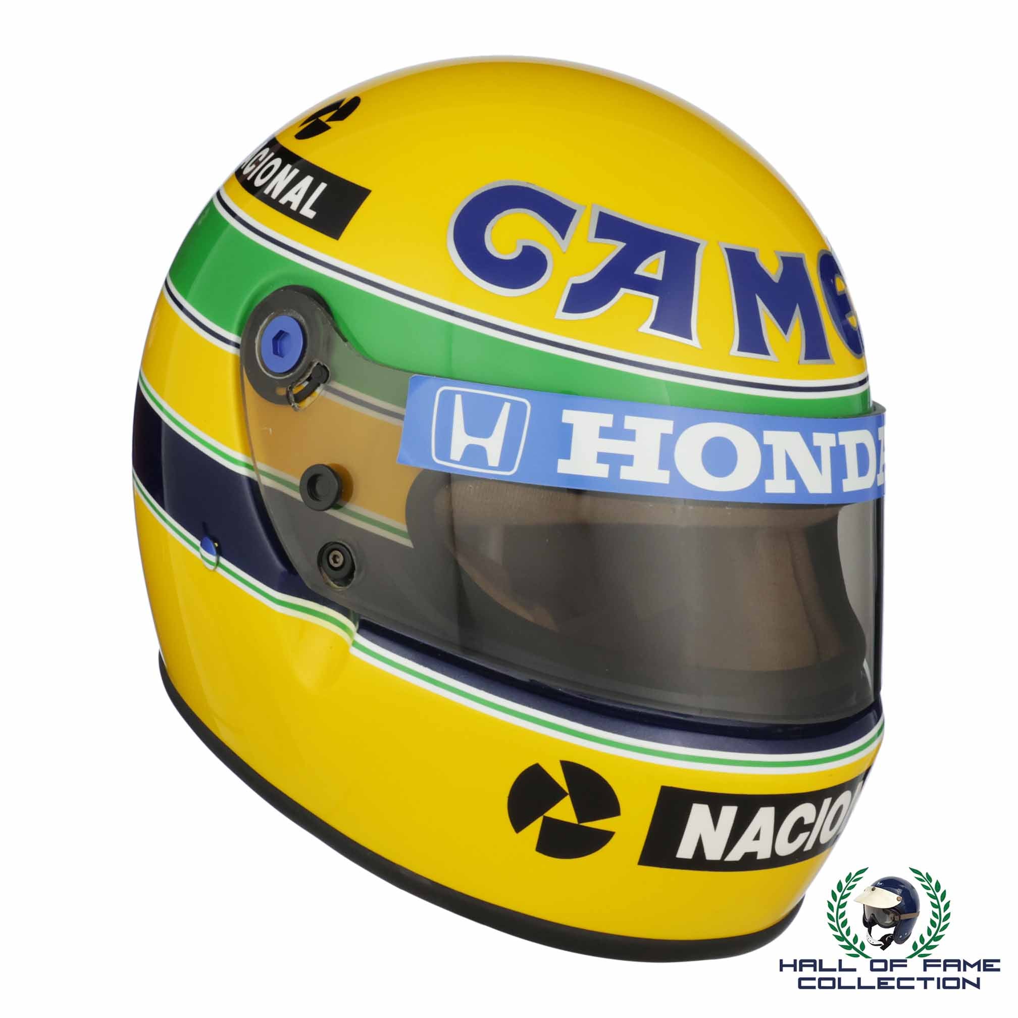 1987 Ayrton Senna Replica Bell XFM-1 Lotus F1 Helmet