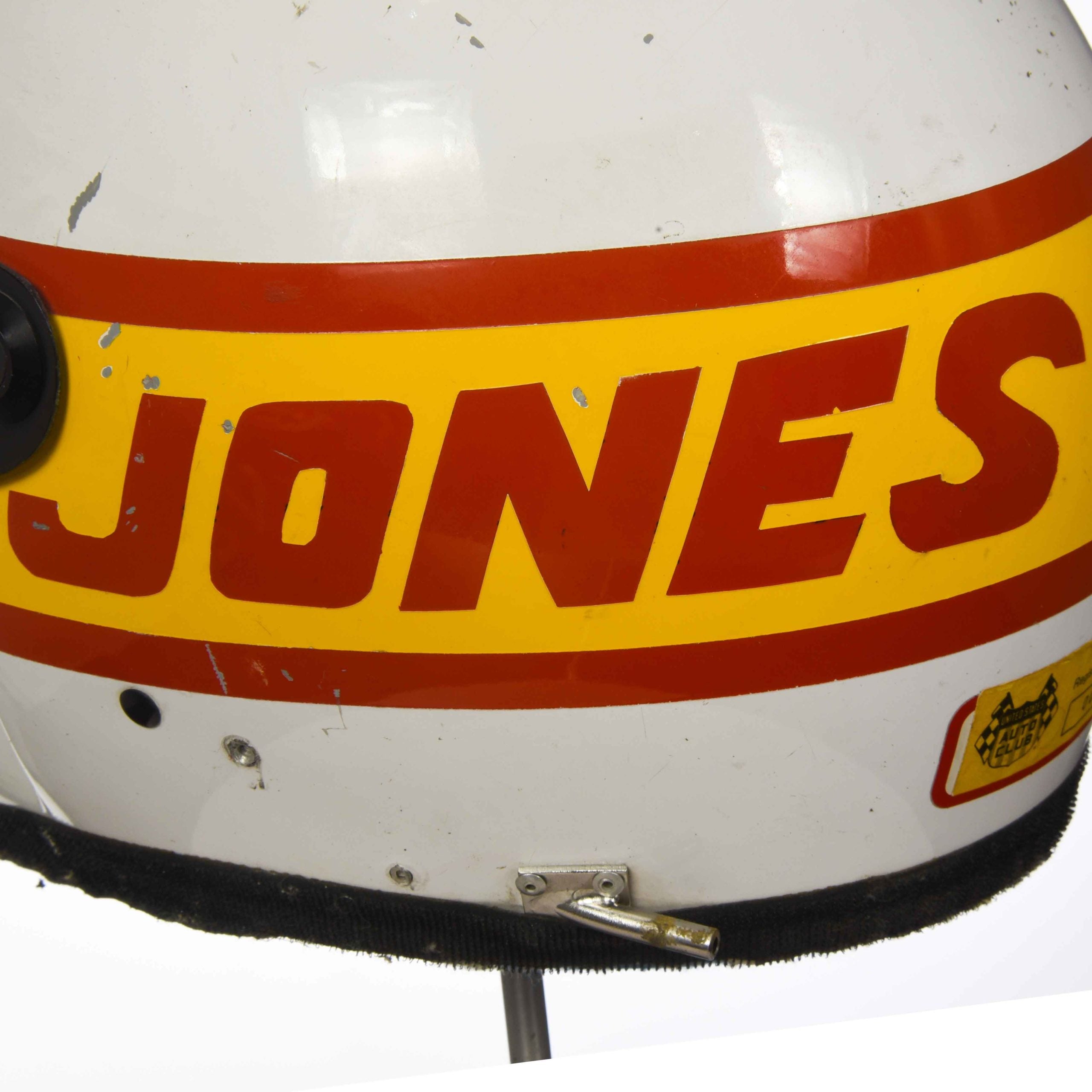 1987 Davy Jones Signed Race Used Simpson Indy 500 Helmet