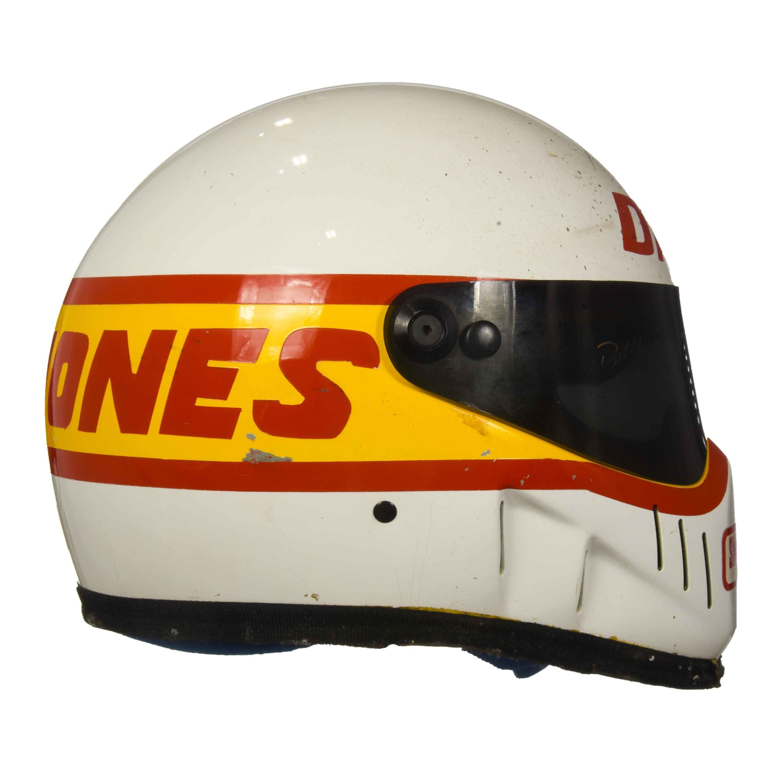 1987 Davy Jones Signed Race Used Simpson Indy 500 Helmet