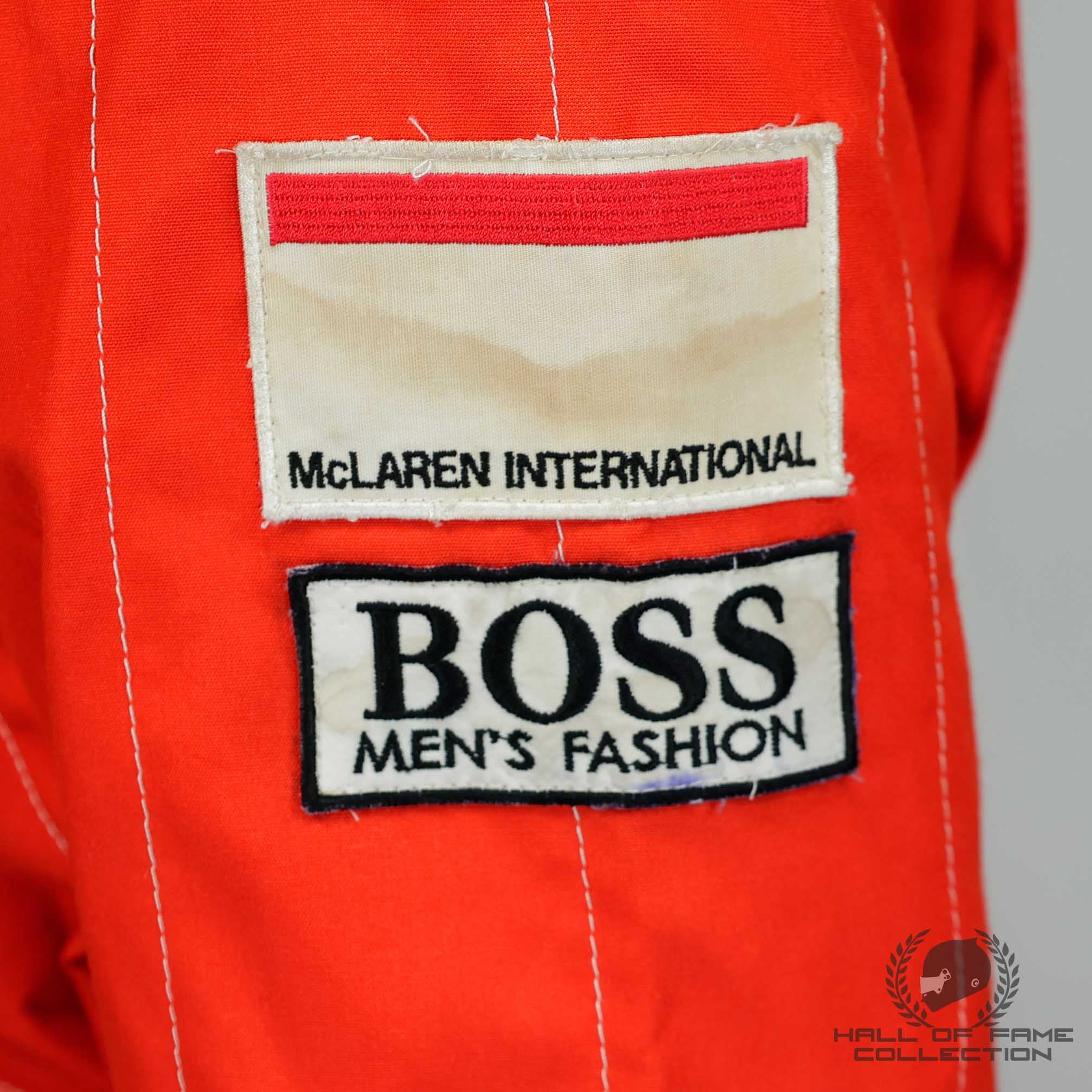 1987 Alain Prost Race Used McLaren F1 Suit