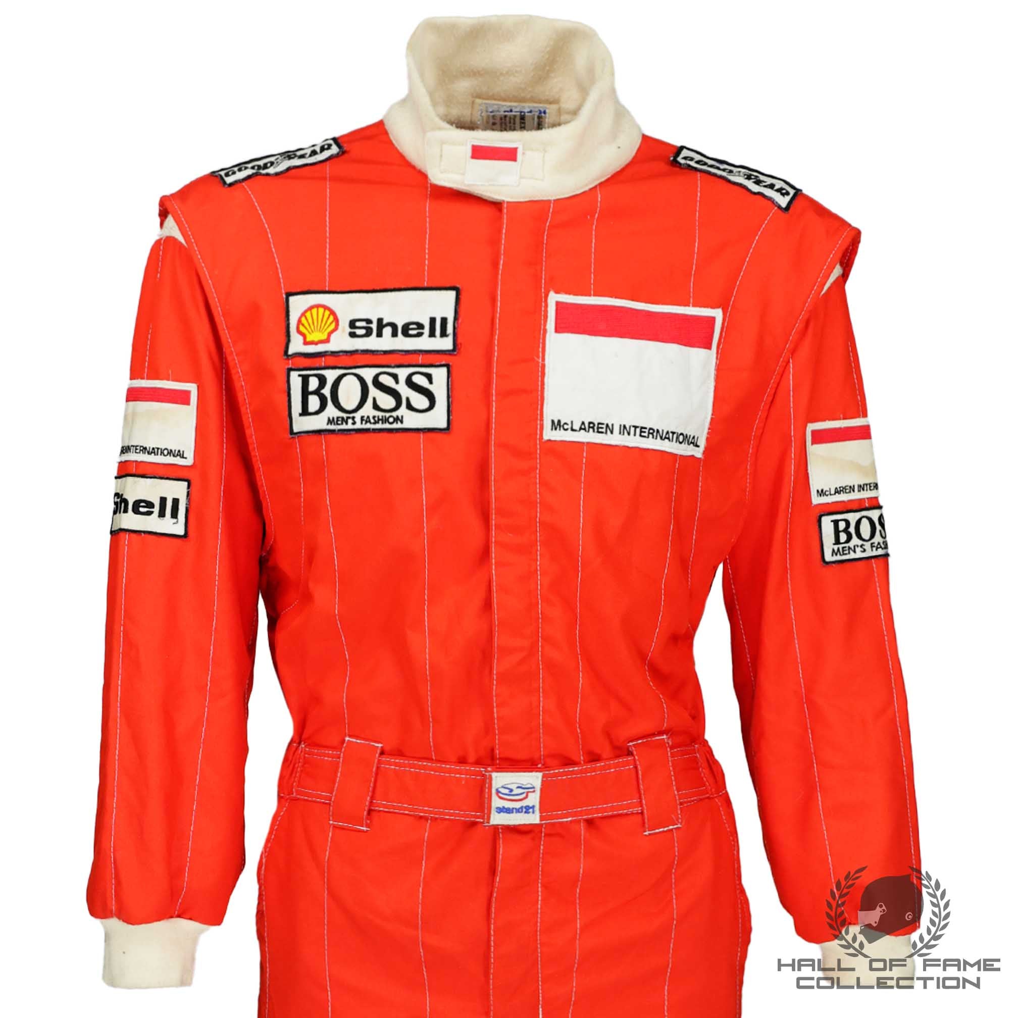 1987 Alain Prost Race Used McLaren F1 Suit