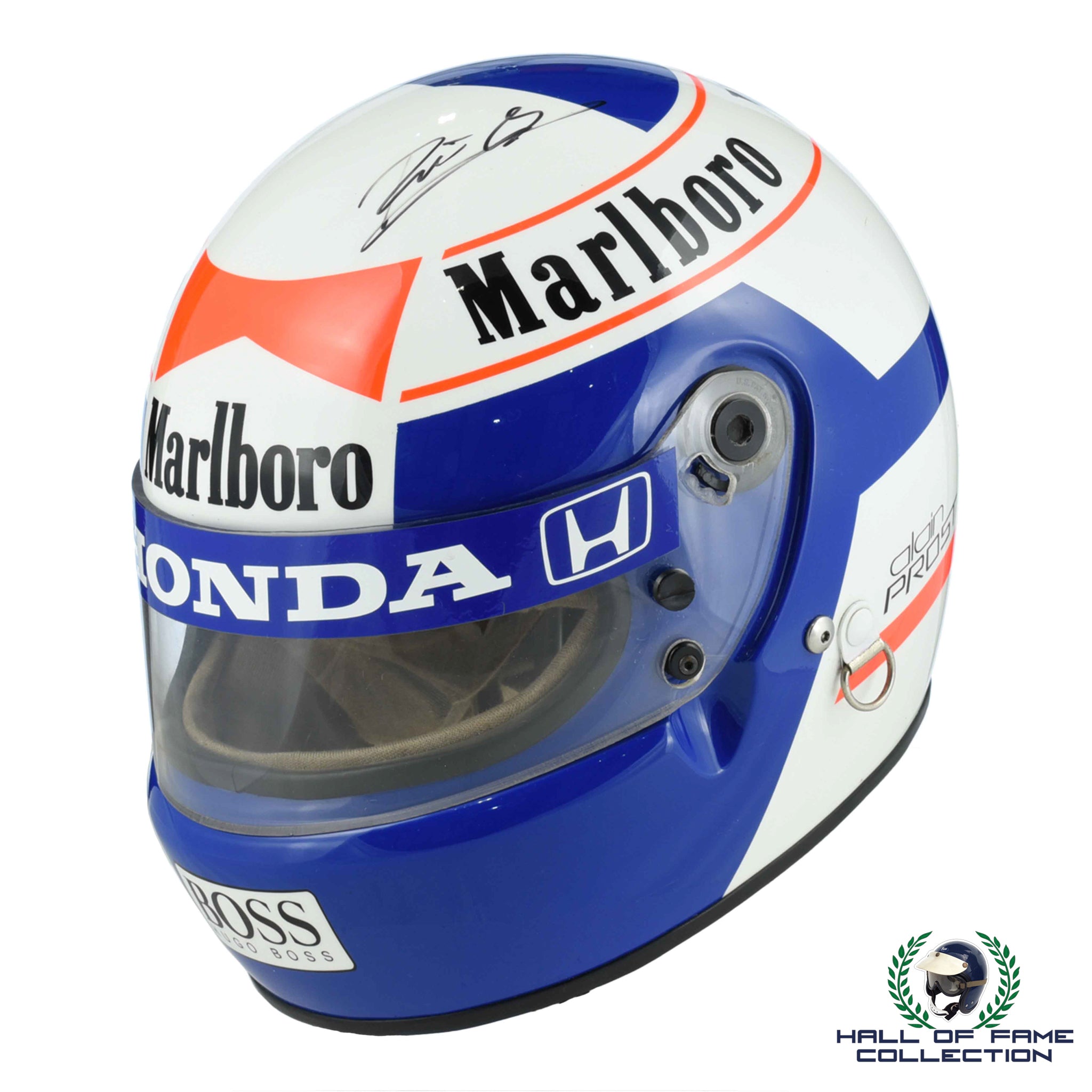 1988 Alain Prost Marlboro McLaren Honda Bell XFM-1 Replica F1 Helmet