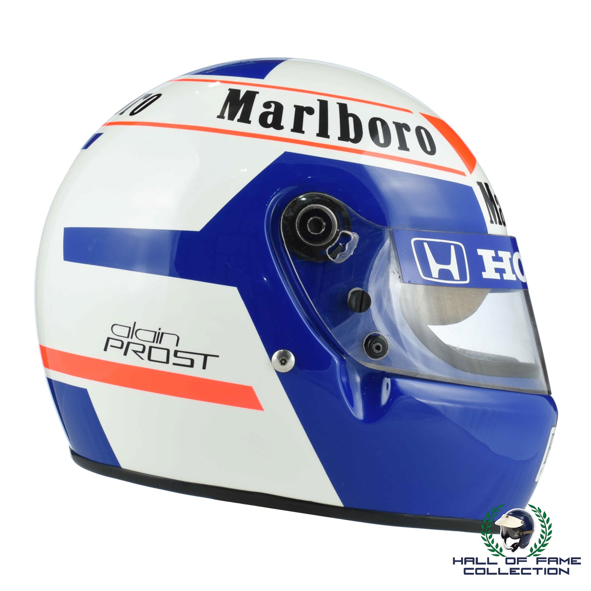 1988 Alain Prost Marlboro McLaren Honda Bell XFM-1 Replica F1 Helmet