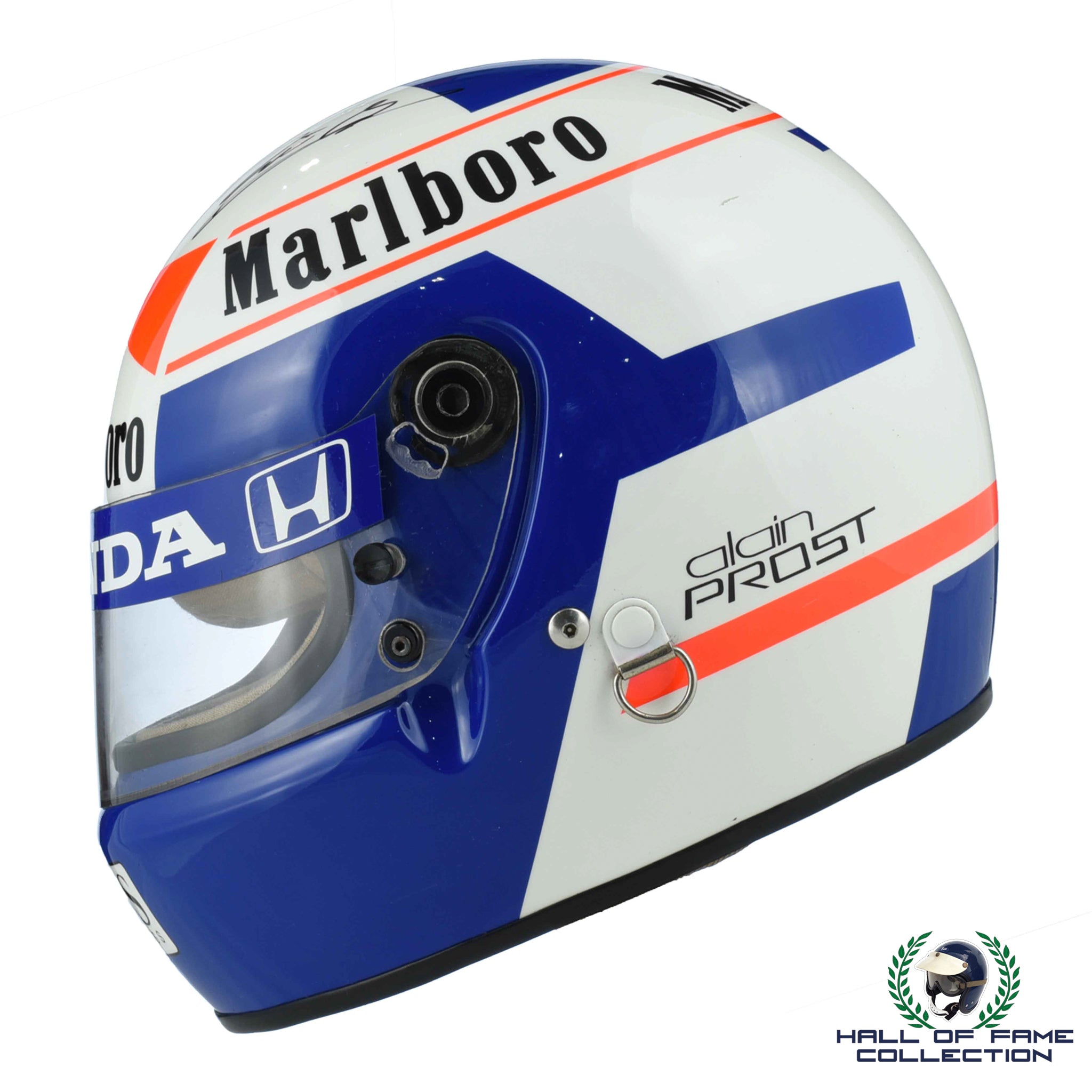 1988 Alain Prost Marlboro McLaren Honda Bell XFM-1 Replica F1 Helmet