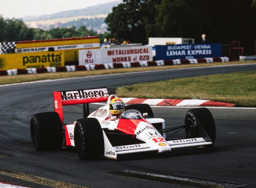 1988 Ayrton Senna Honda Marlboro McLaren Bell XFM-1 Replica F1 Helmet