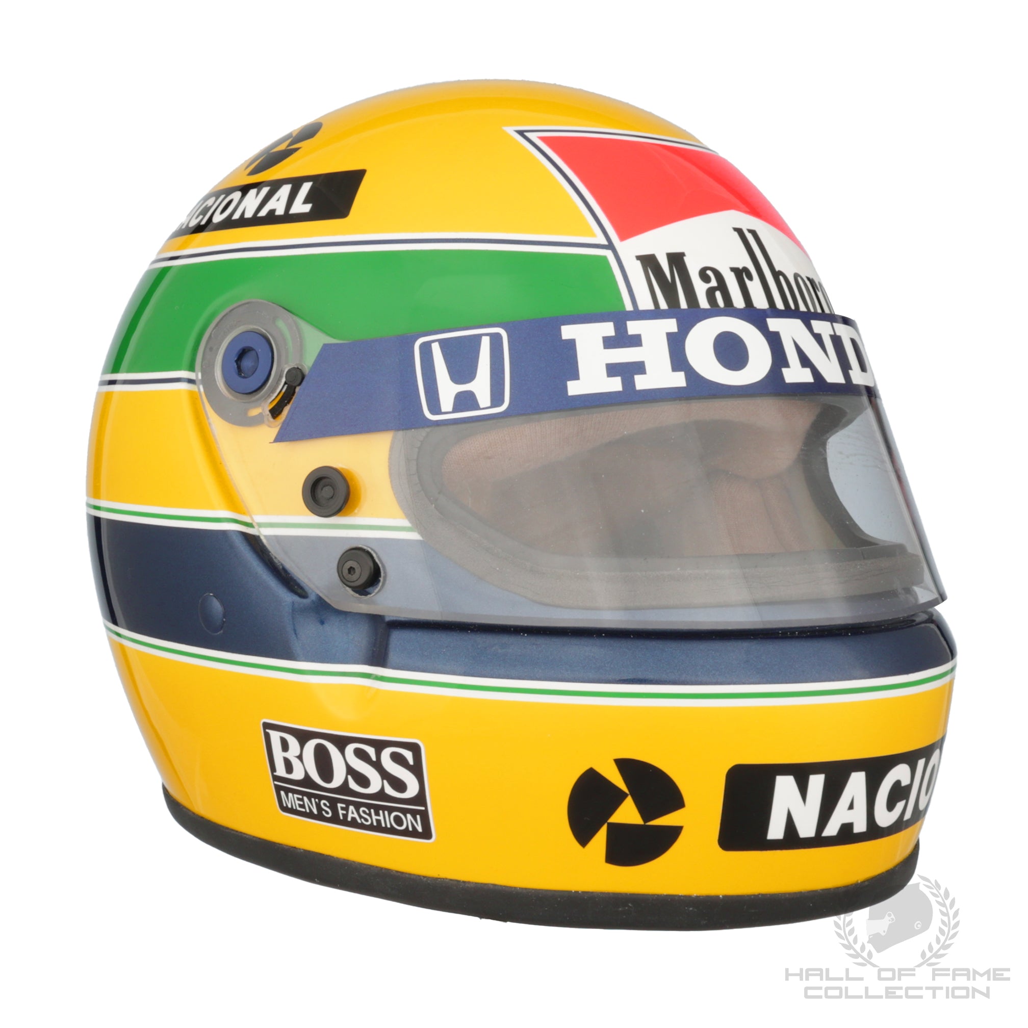 1988 Ayrton Senna Honda Marlboro McLaren Bell XFM-1 Replica F1 Helmet