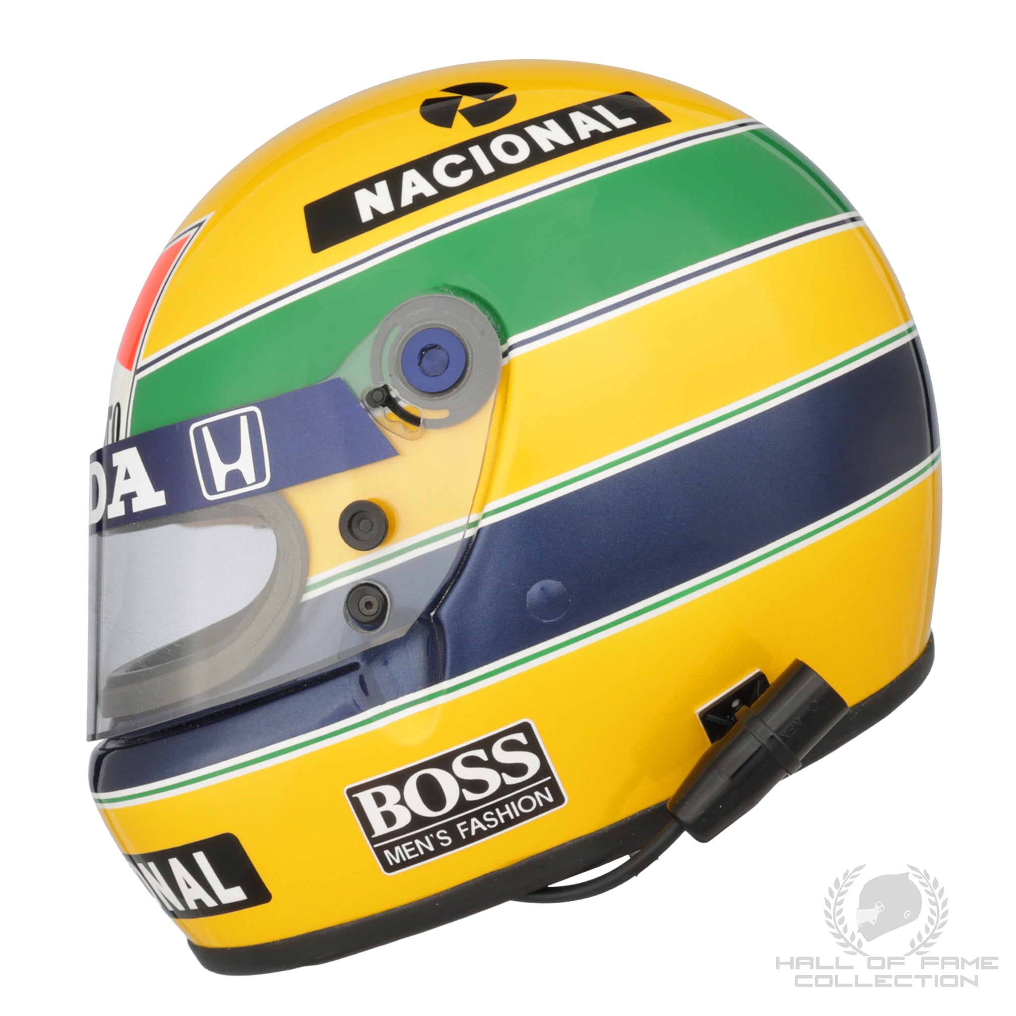 1988 Ayrton Senna Honda Marlboro McLaren Bell XFM-1 Replica F1 Helmet