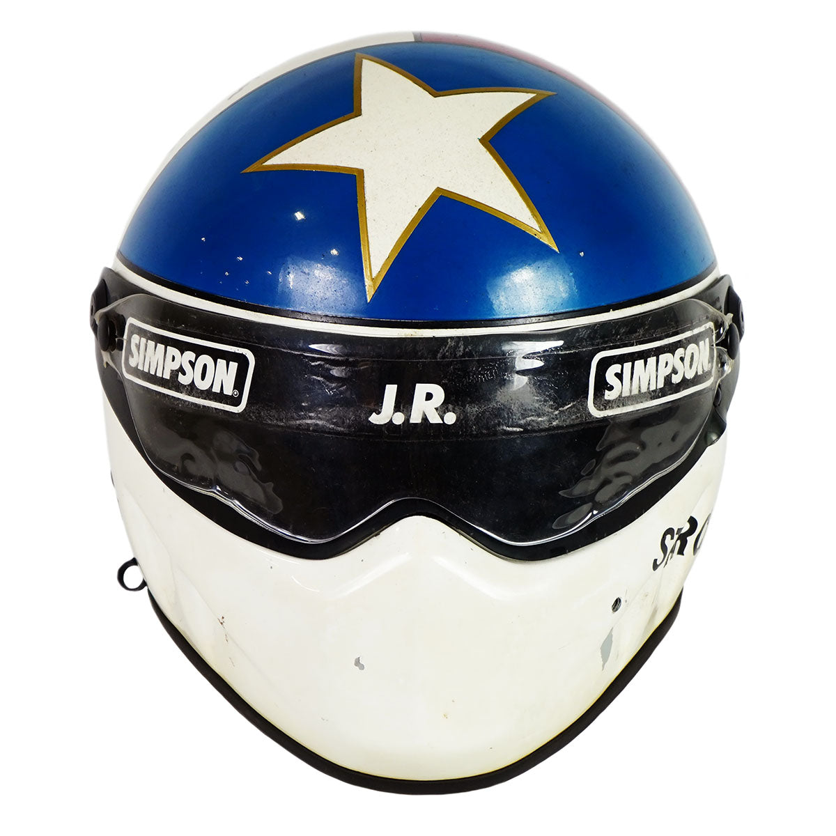 1988 Johnny Rutherford Signed Race Used Indianapolis 500 & Michigan 500 Helmet