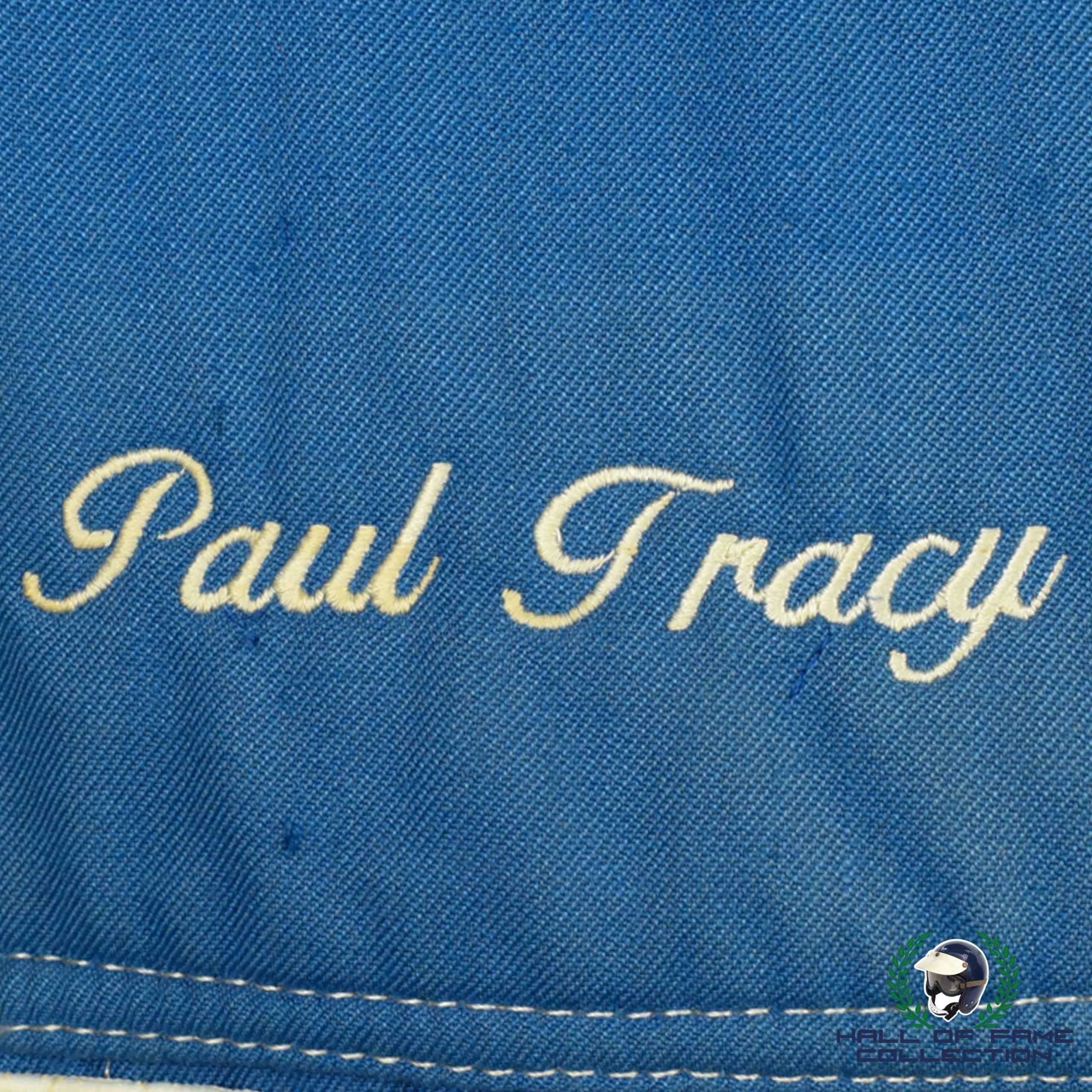 1988 Paul Tracy Signed Race Worn Formula Pacific NZ Suit