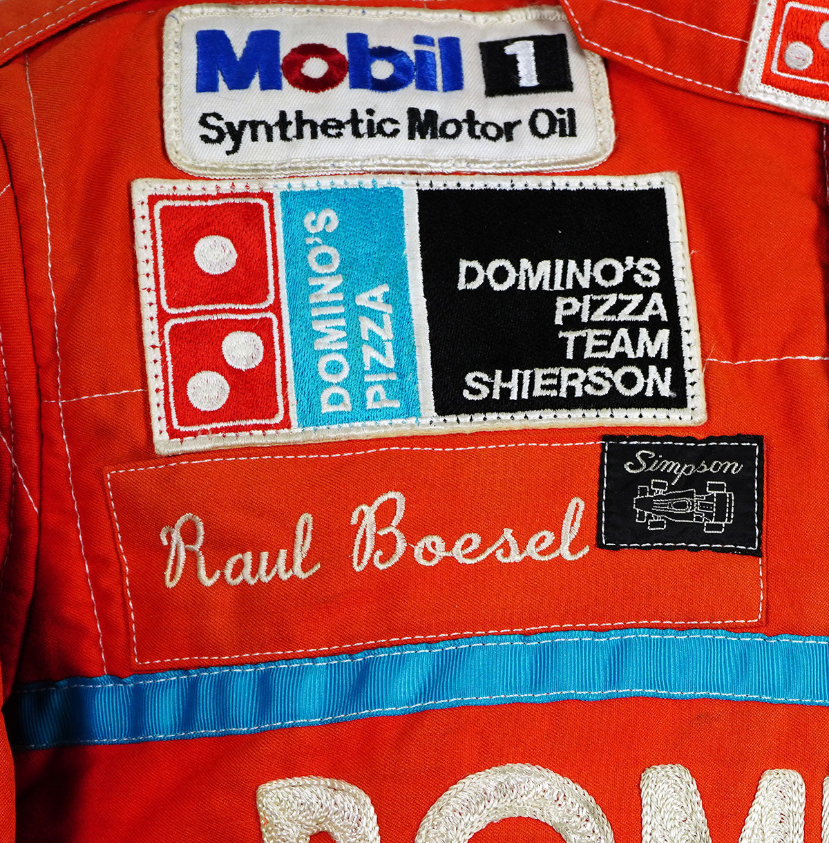 1988 Raul Boesel Signed Race Used Shierson Racing CART IndyCar Suit