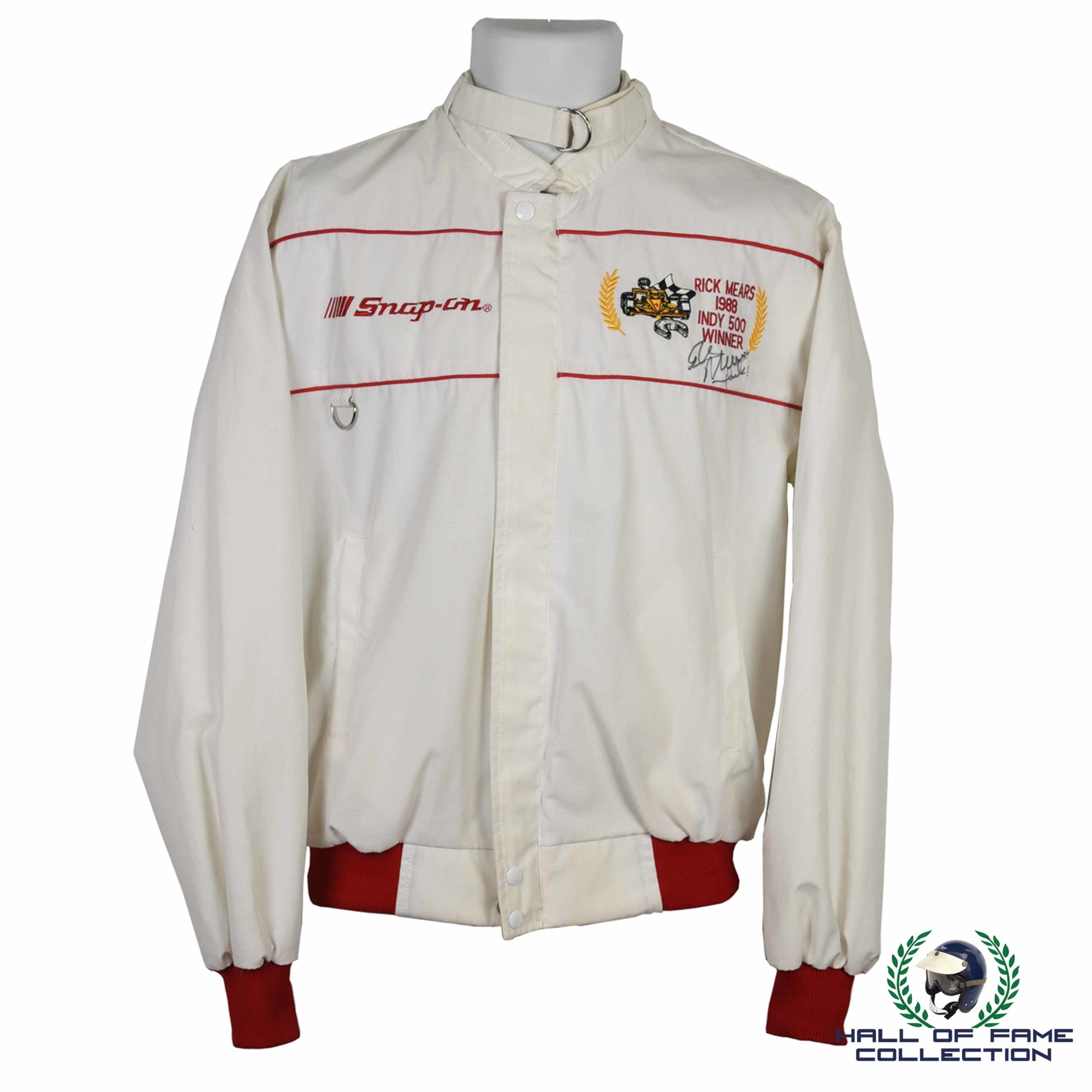 1988 Rick Mears Signed Team Penske Indy 500 IndyCar Jacket