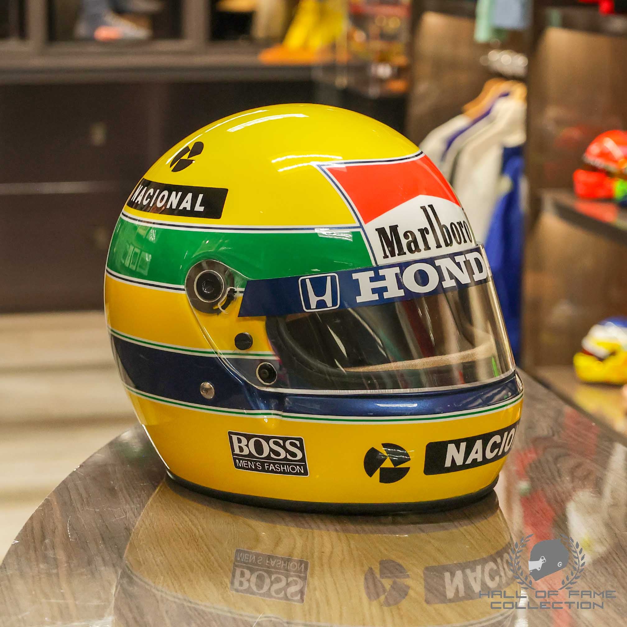 1988 Ayrton Senna World Champion Replica Bell XFM-1 McLaren Honda F1 Helmet