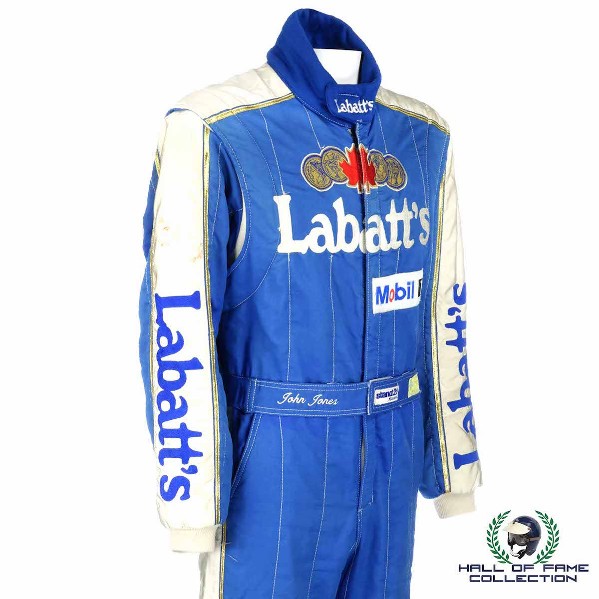 1989/90 John Jones Race Used Labatts IndyCar & F3000 Suit