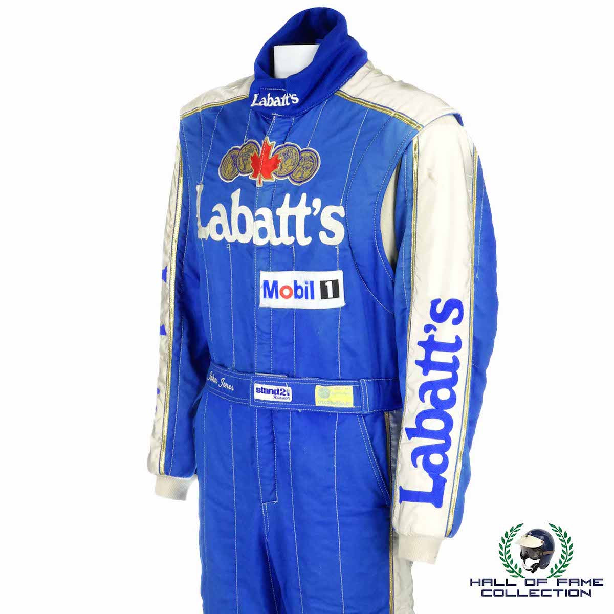 1989/90 John Jones Race Used Labatts IndyCar & F3000 Suit