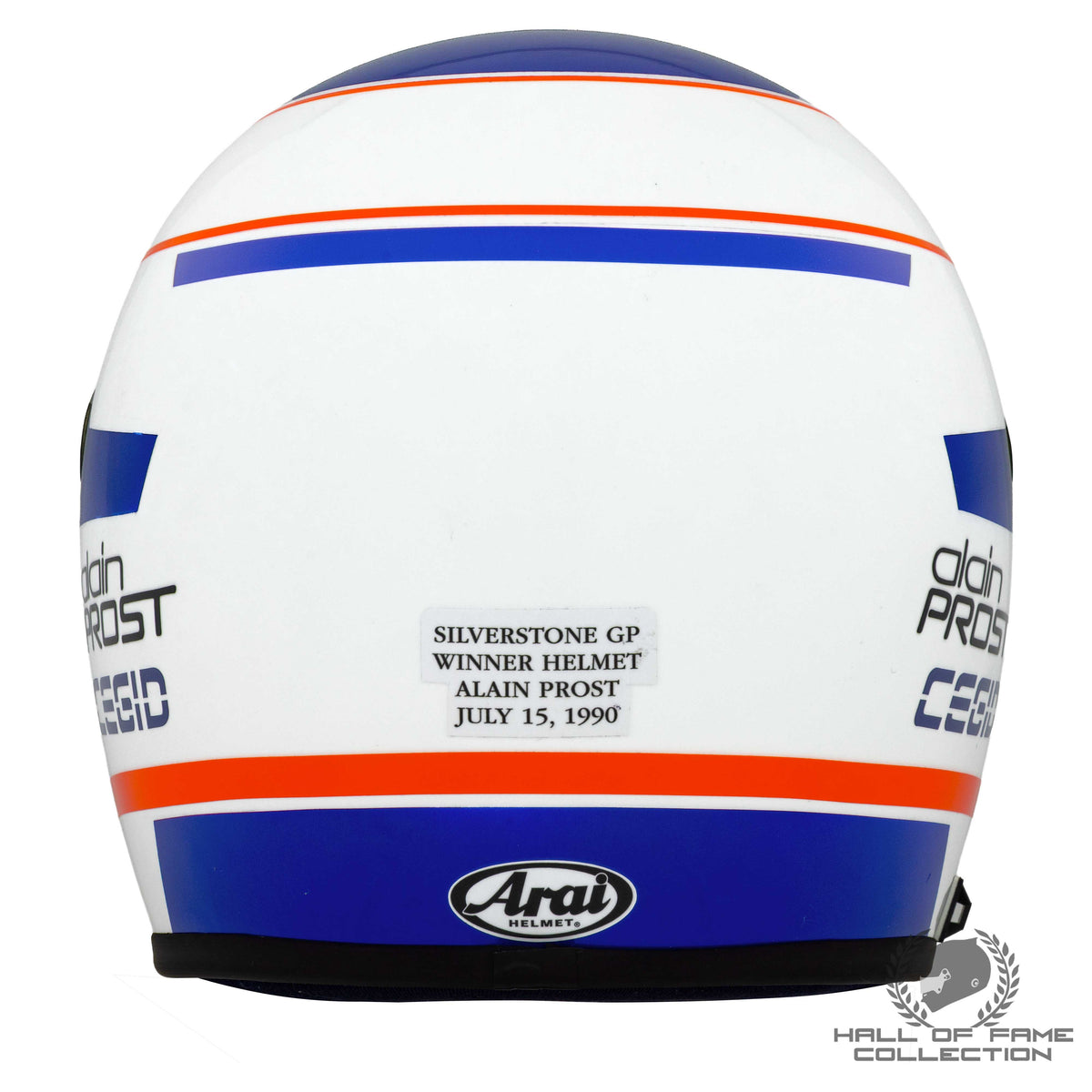 1990 Alain Prost British GP Win Replica Ferrari F1 Helmet