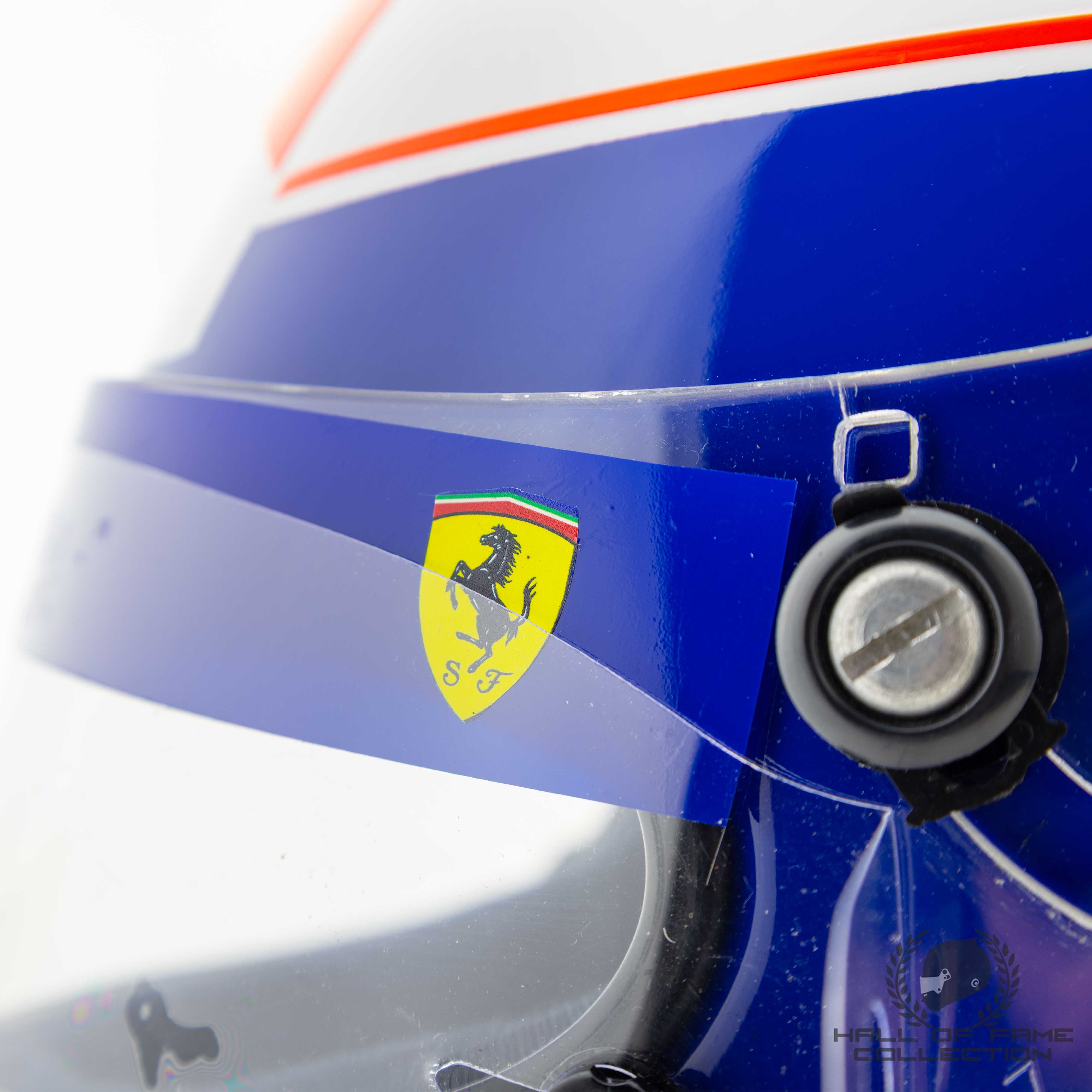 1990 Alain Prost British GP Win Replica Ferrari F1 Helmet