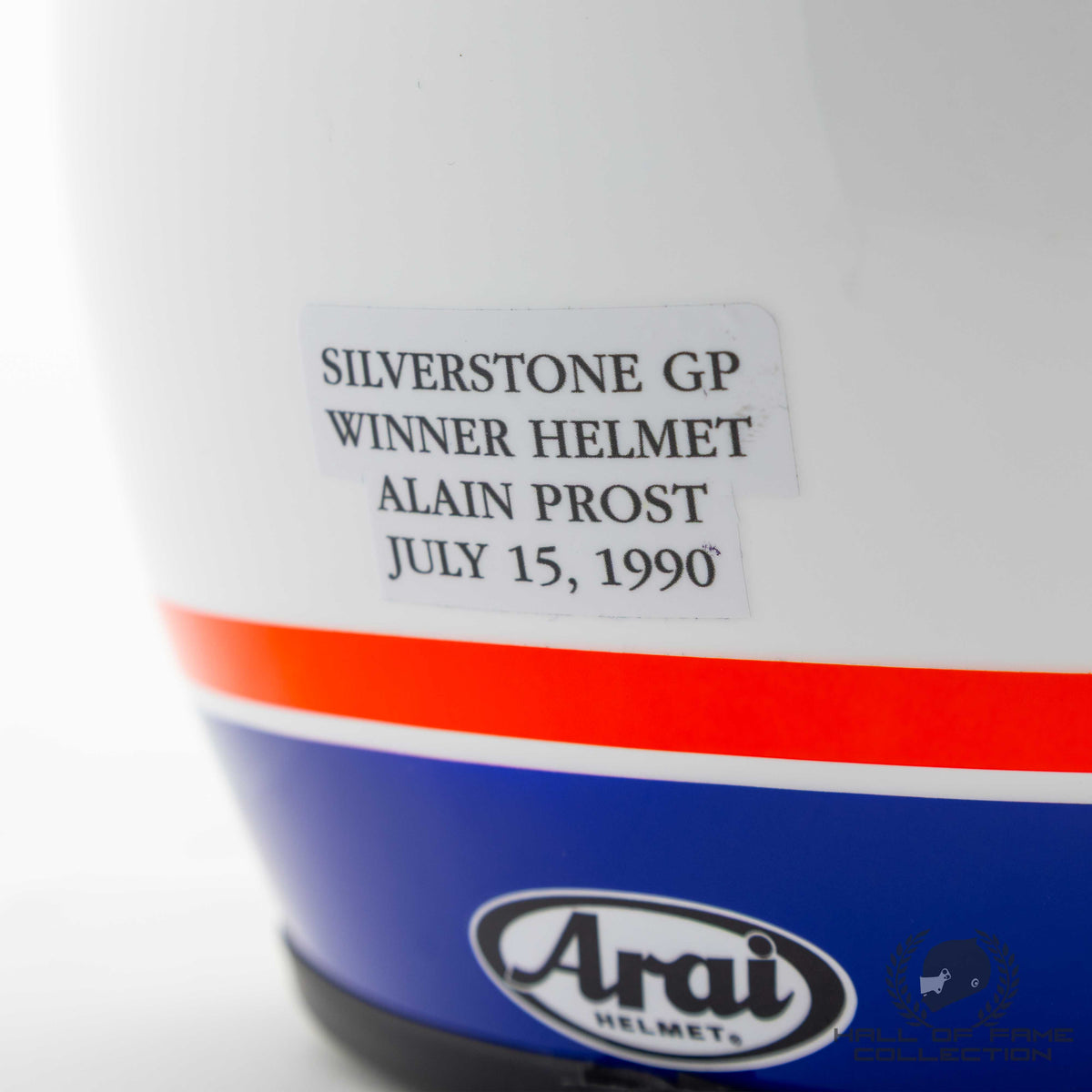 1990 Alain Prost British GP Win Replica Ferrari F1 Helmet