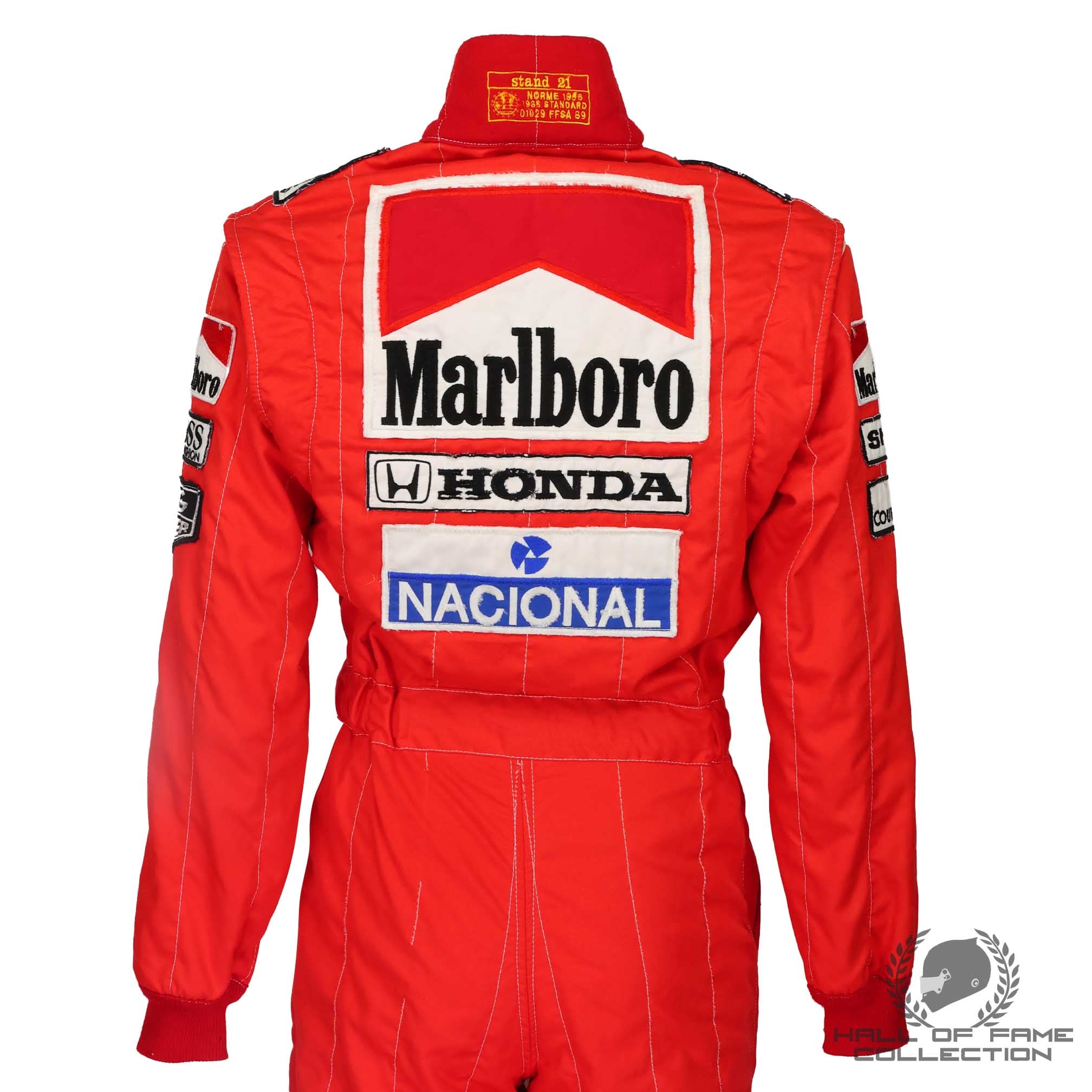1989 Ayrton Senna World Constructor Championship Season Original McLaren F1 Suit - LV