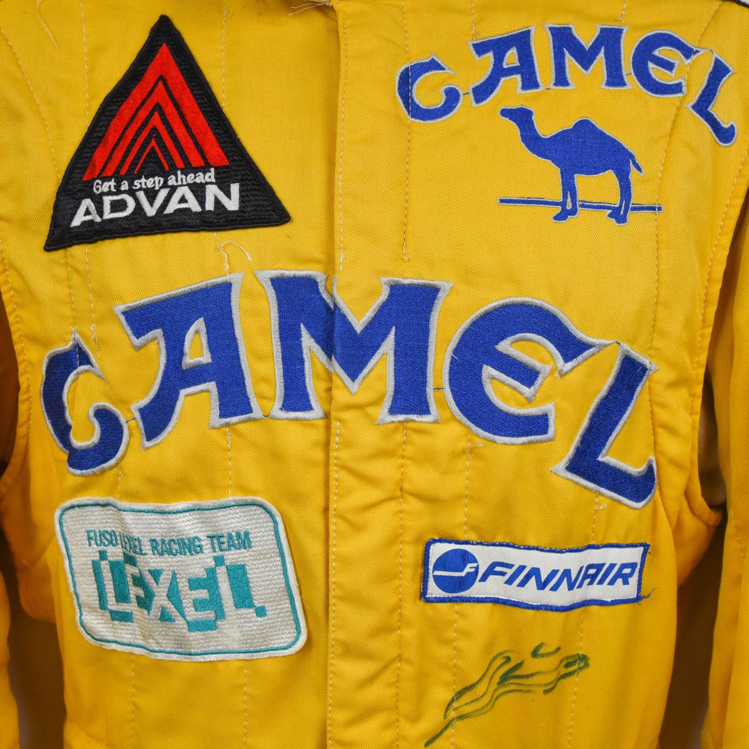 1990 Mika Salo Signed Race Used Fuji & Macau Grand Prix F3 suit