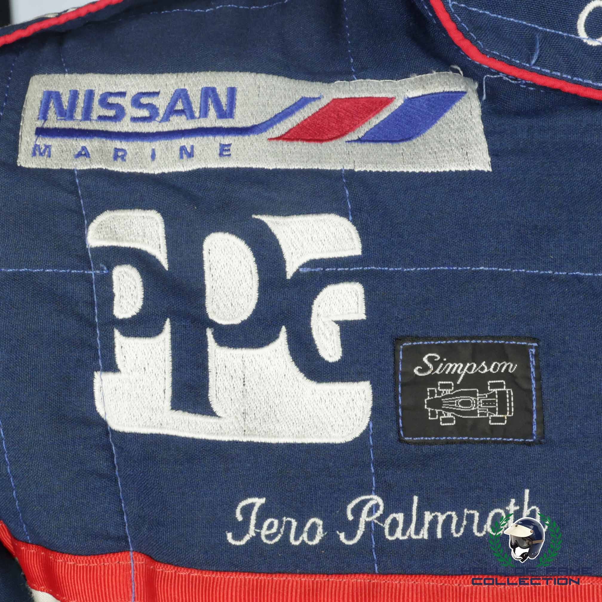 1990 Tero Palmroth Race Used Indy 500 Dick Simon Racing IndyCar Suit