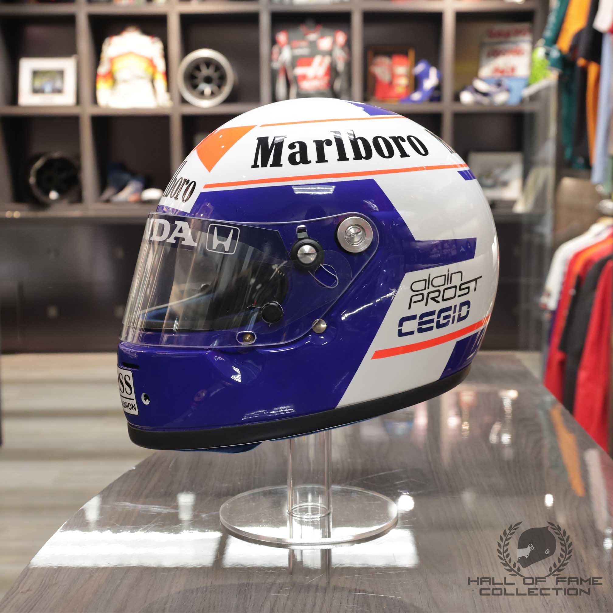 1989 Alain Prost World Championship Replica McLaren F1 Helmet