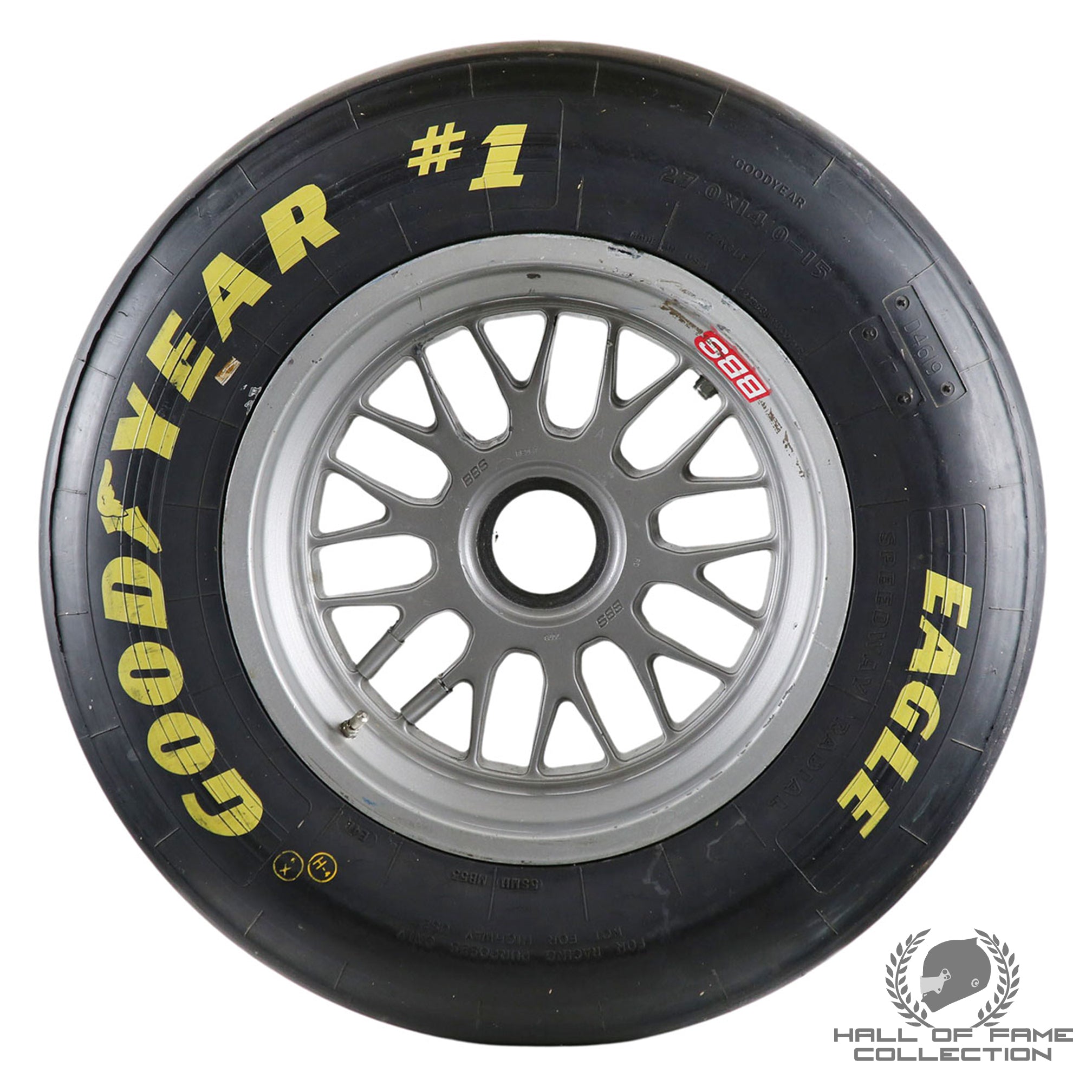 1990'S IndyCar BBS Rear Wheel And Goodyear Race Tire