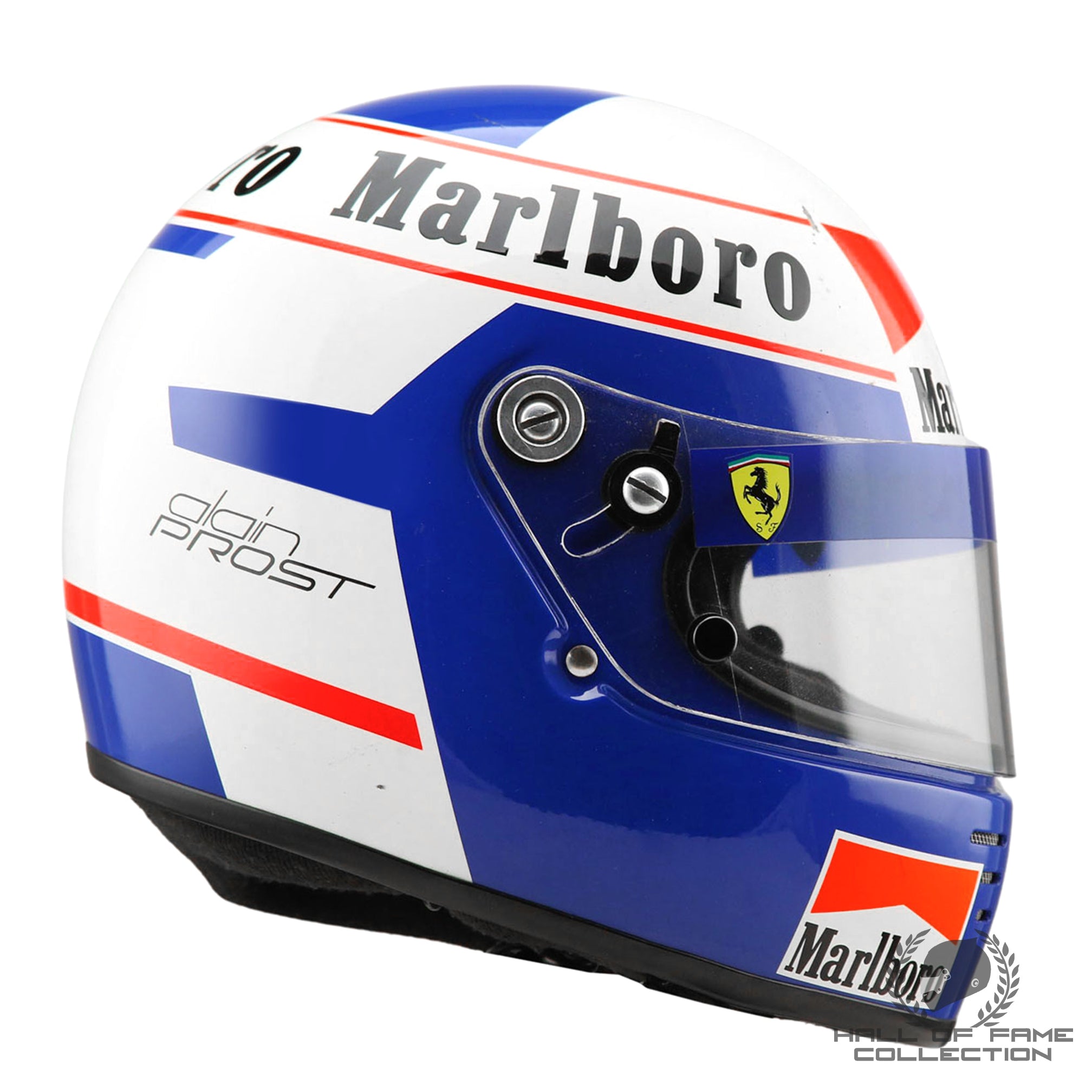 1990 Alain Prost Italian Grand Prix Used Ferrari F1 Helmet
