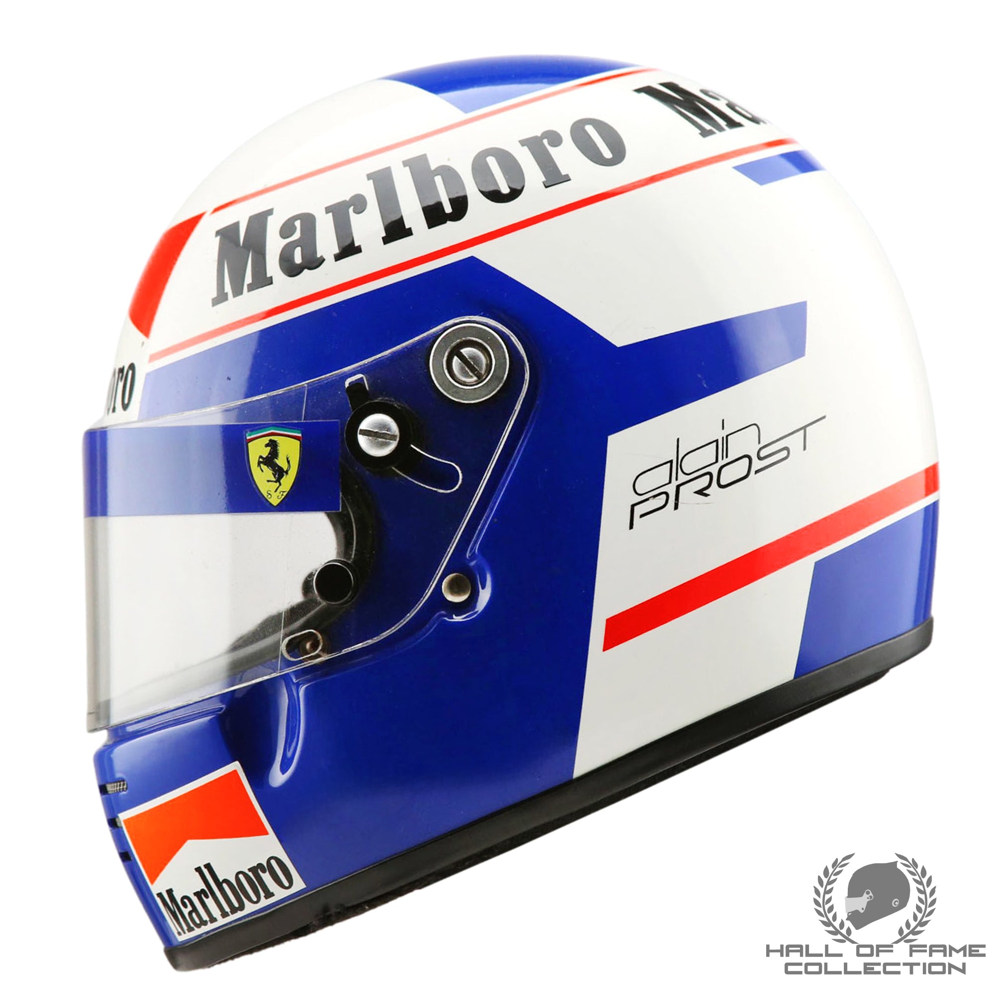 1990 Alain Prost Italian Grand Prix Used Ferrari F1 Helmet
