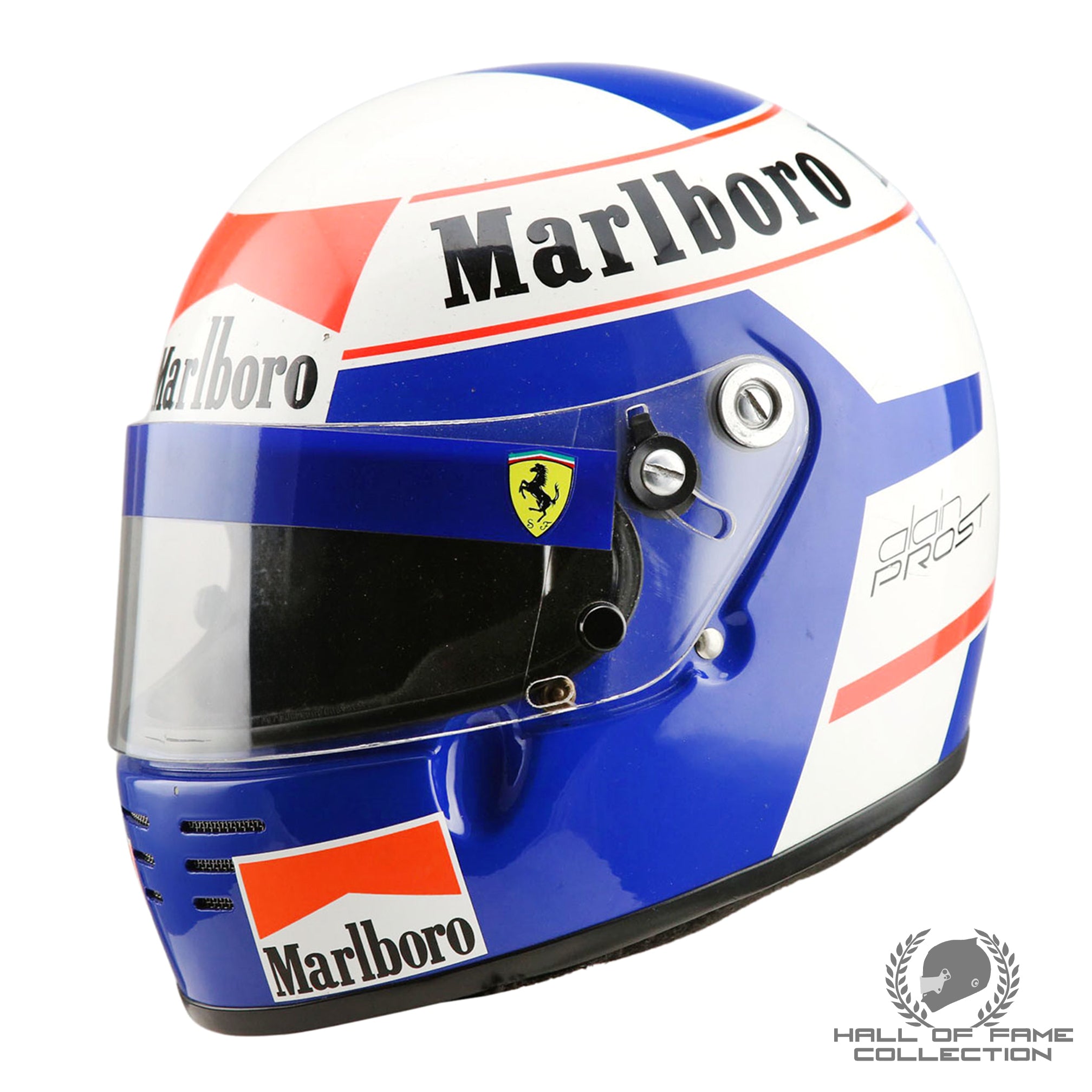 1990 Alain Prost Italian Grand Prix Used Ferrari F1 Helmet
