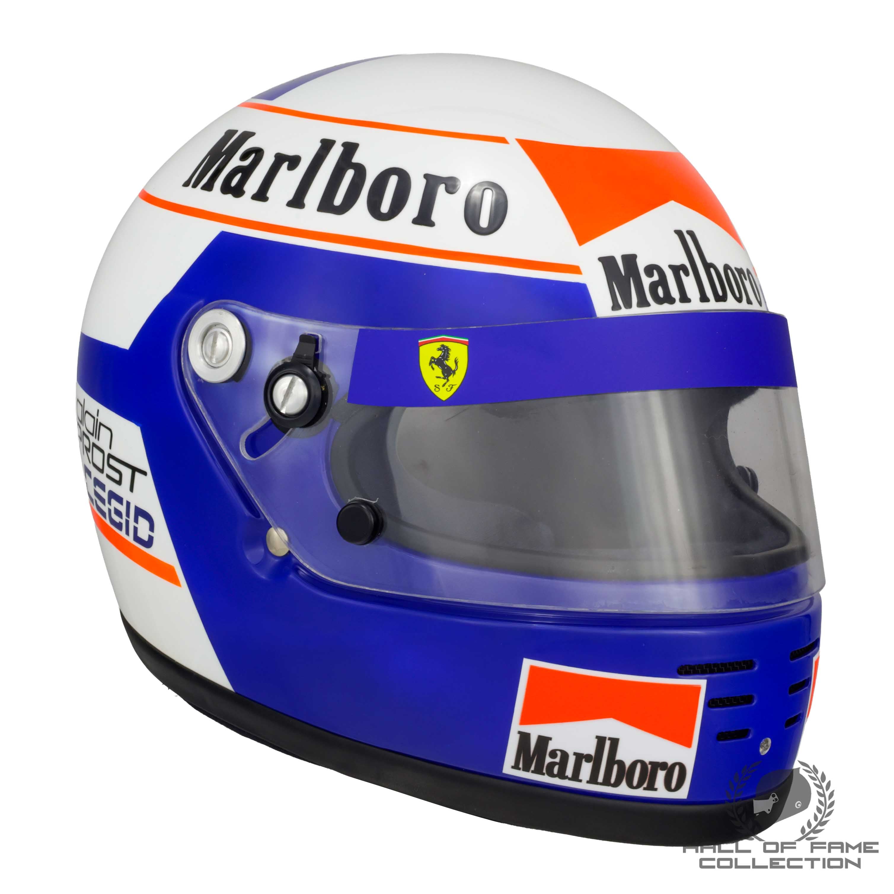 1990 Alain Prost Replica Scuderia Ferrari F1 Helmet