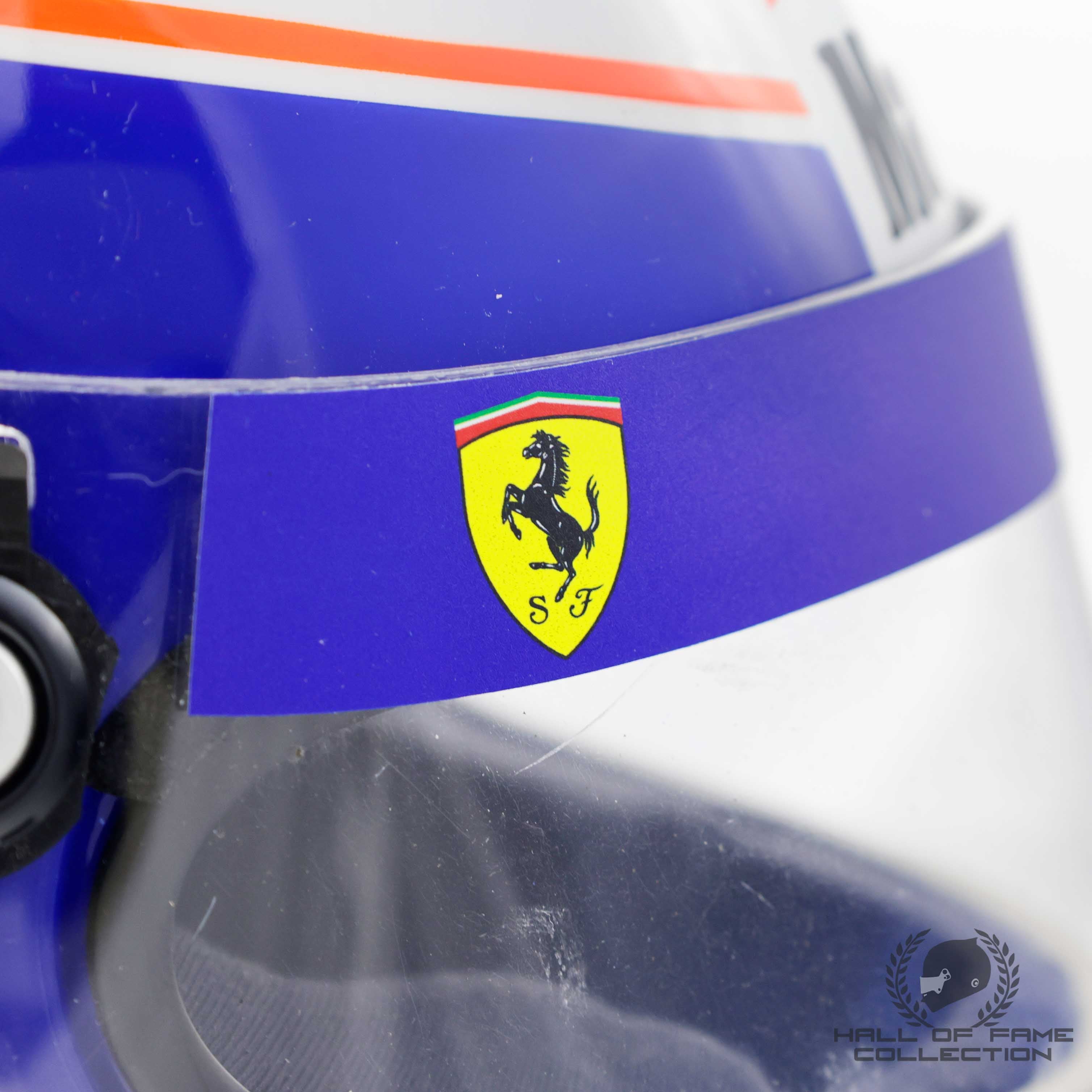 1990 Alain Prost Replica Scuderia Ferrari F1 Helmet