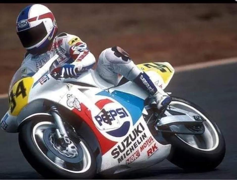1988 Kevin Schwantz Signed Race Used Pepsi Suzuki 500cc Grand Prix Helmet