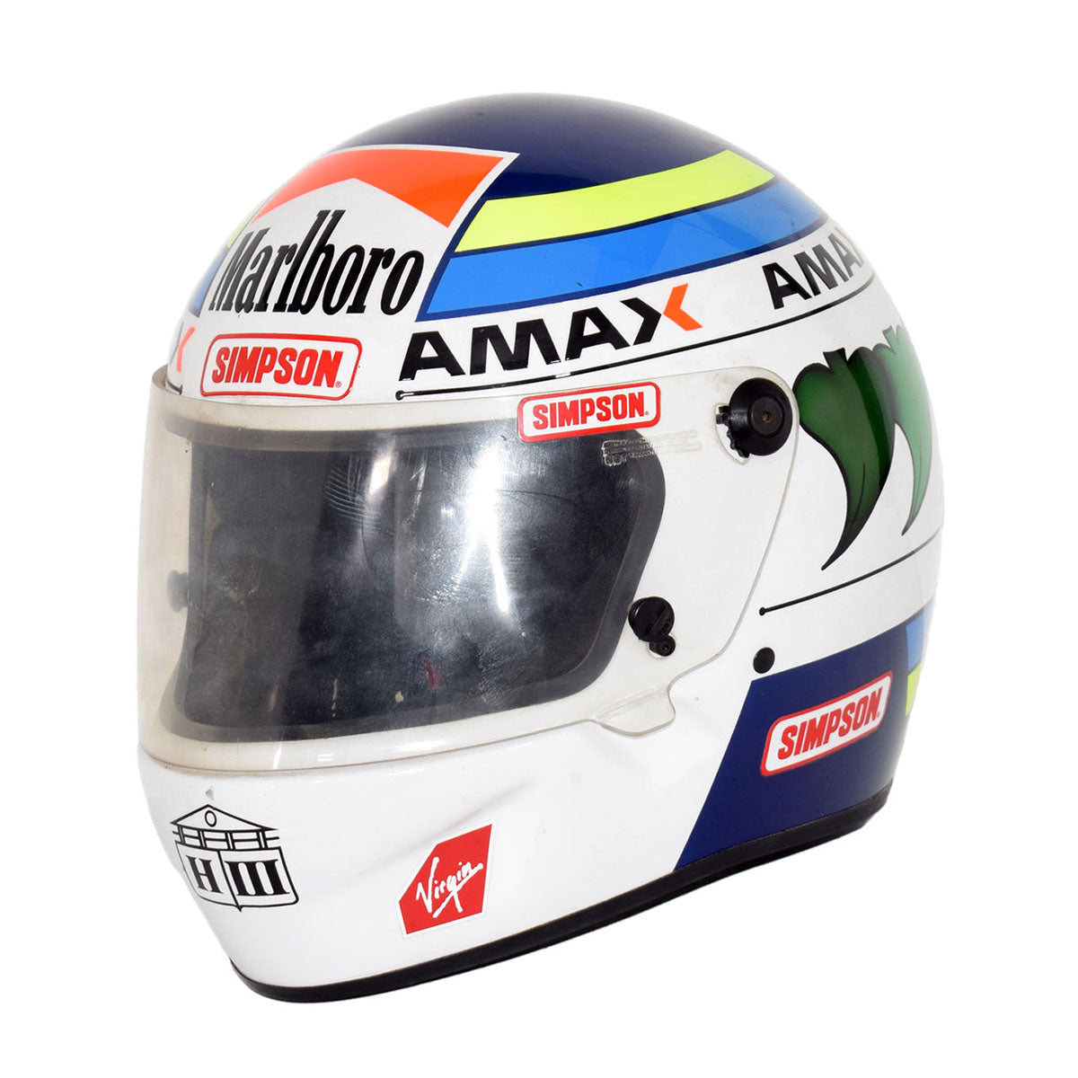 1990's Stefan Johanson Race Used IndyCar Pit Crew Helmet