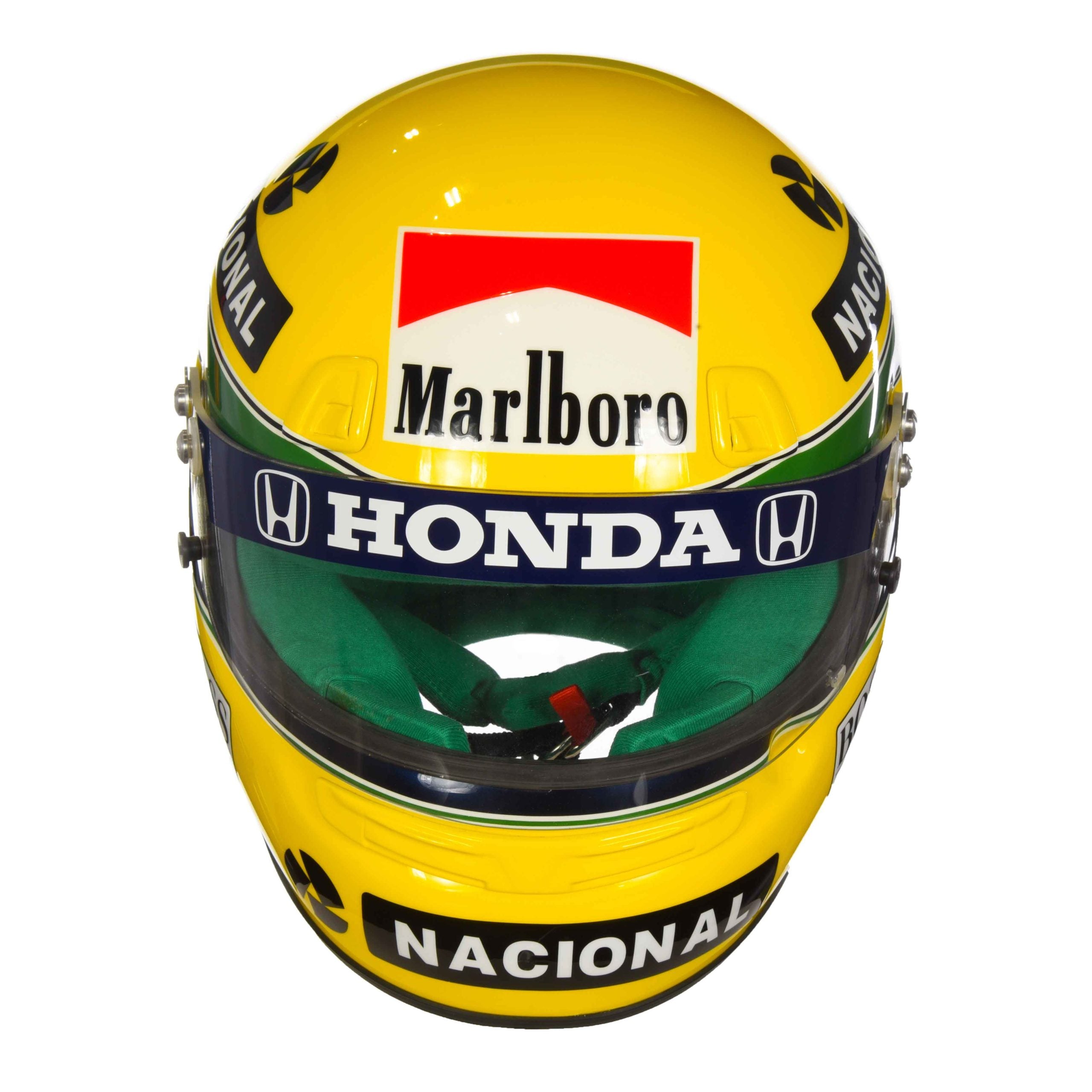 1991 Ayrton Senna 1 of 10 Limited Edition Replica Marlboro McLaren Rheos F1 Helmet