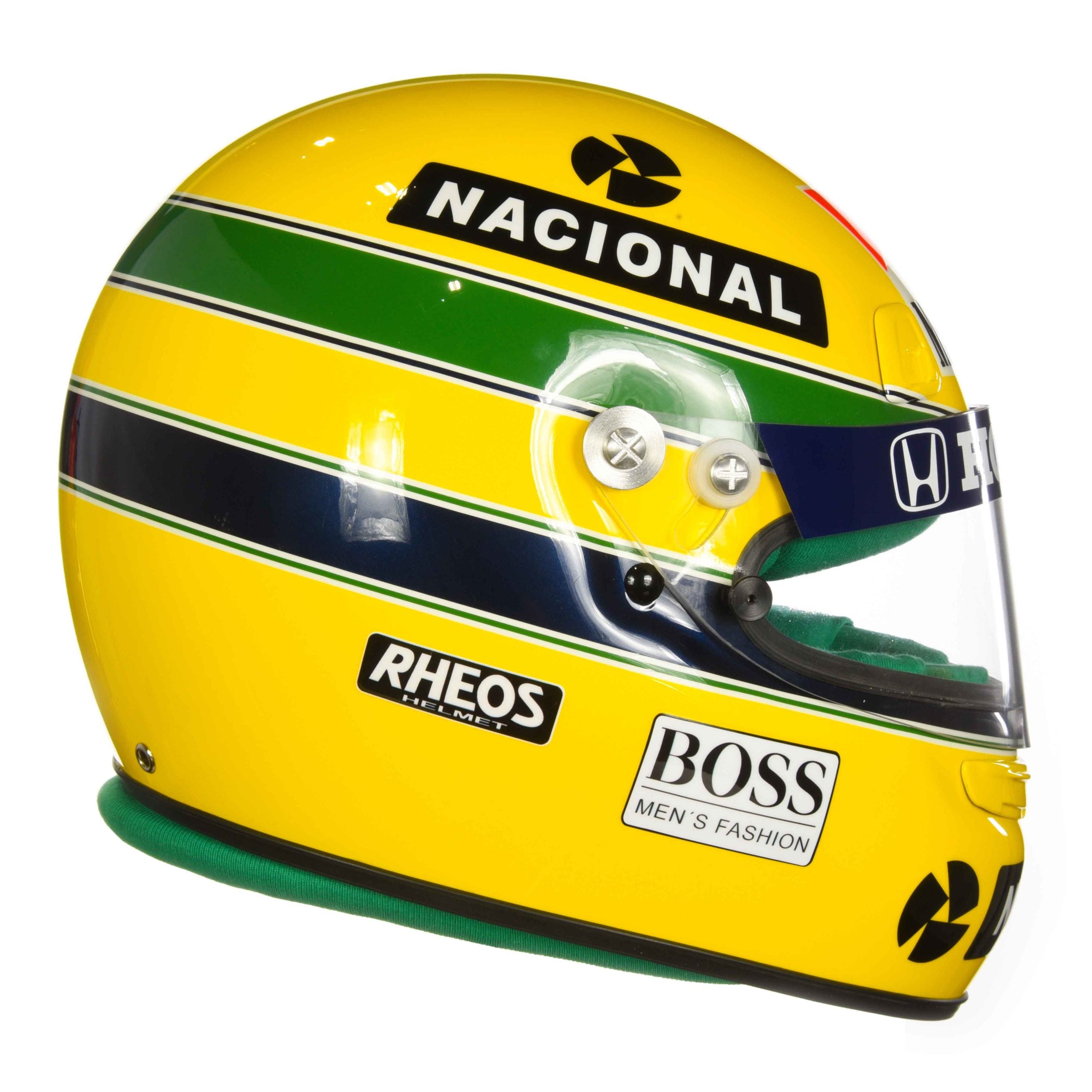 1991 Ayrton Senna 1 of 10 Limited Edition Replica Marlboro McLaren Rheos F1 Helmet