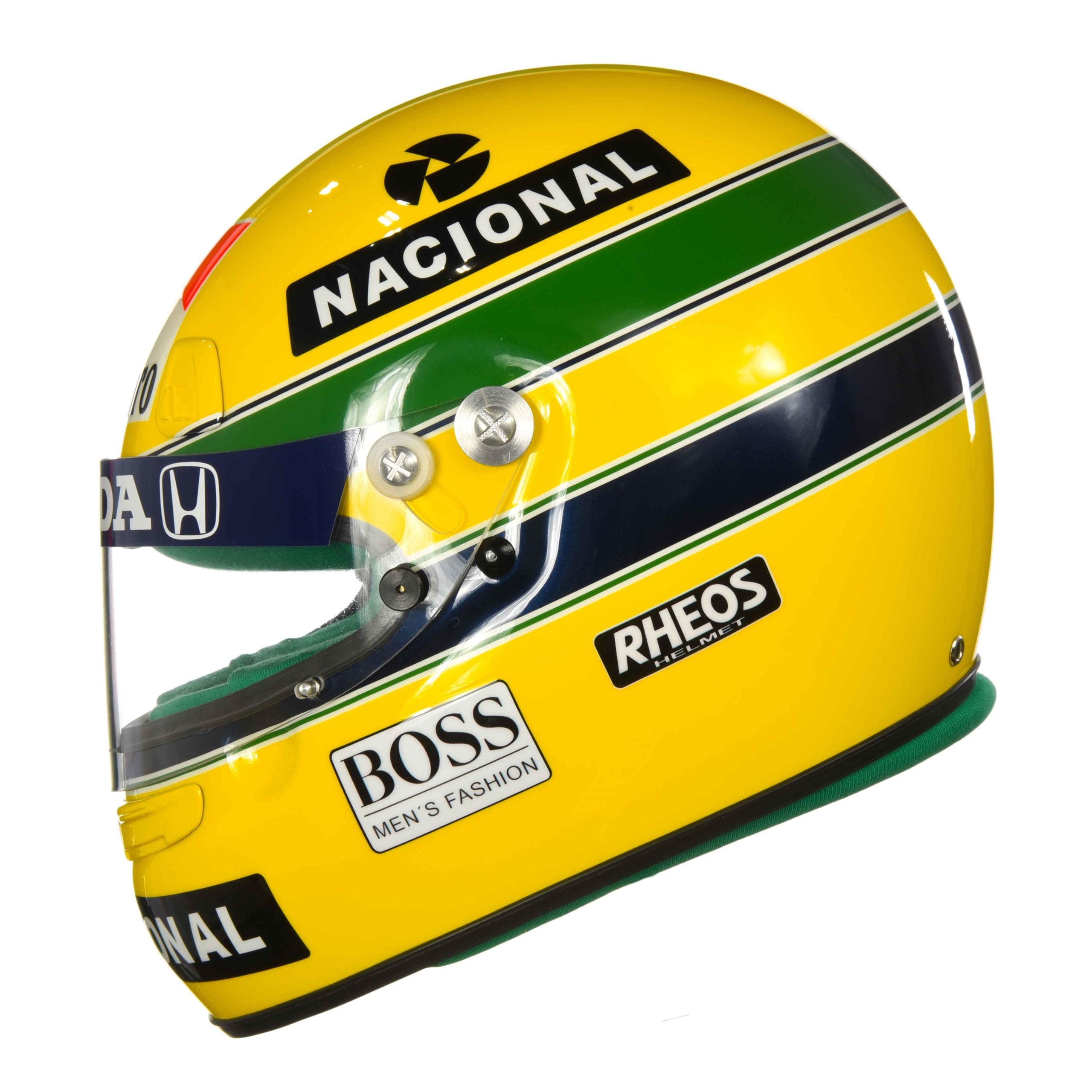 1991 Ayrton Senna 1 of 10 Limited Edition Replica Marlboro McLaren Rheos F1 Helmet