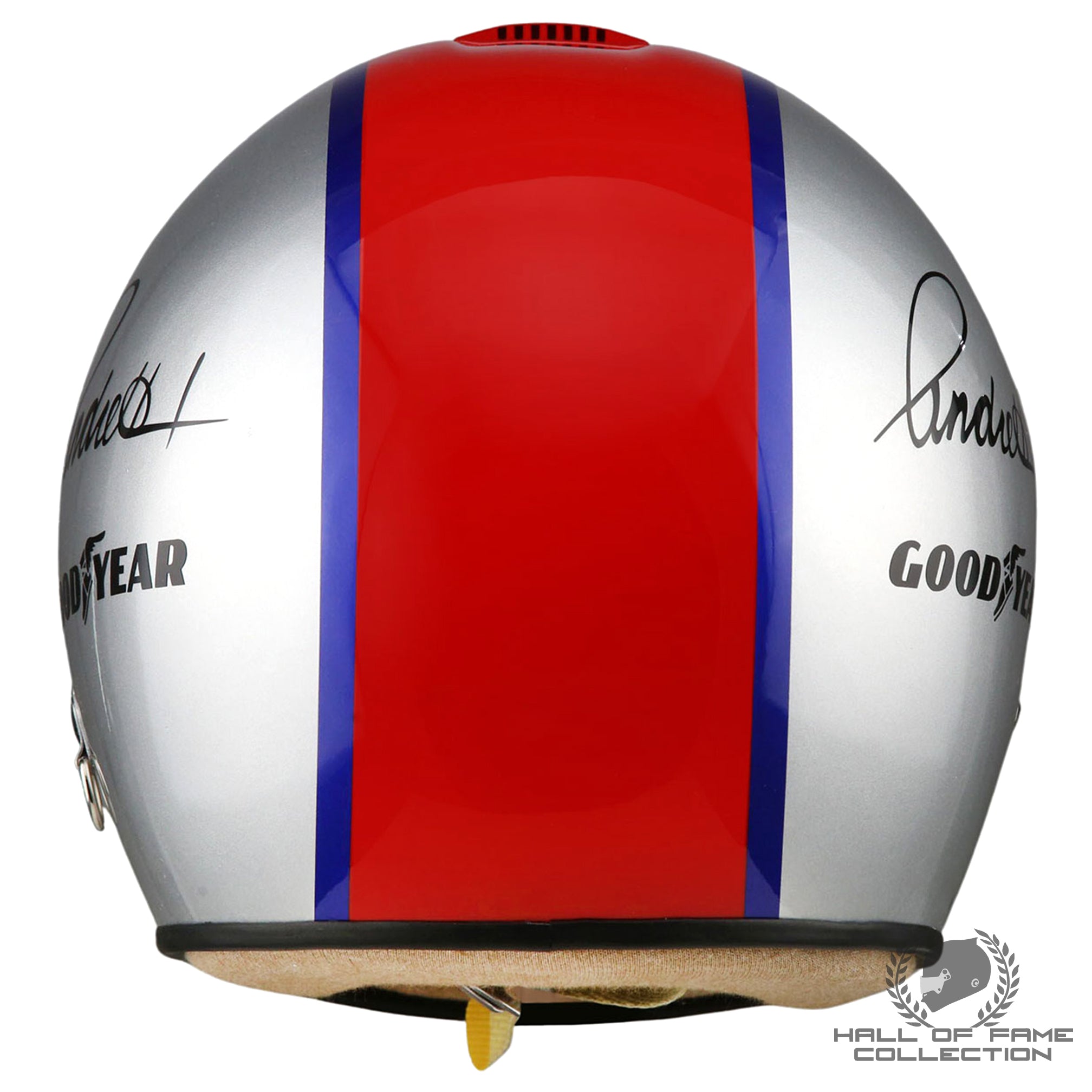 1991 Mario Andretti Signed Bell AFX1 Newman Haas Racing IndyCar Replic