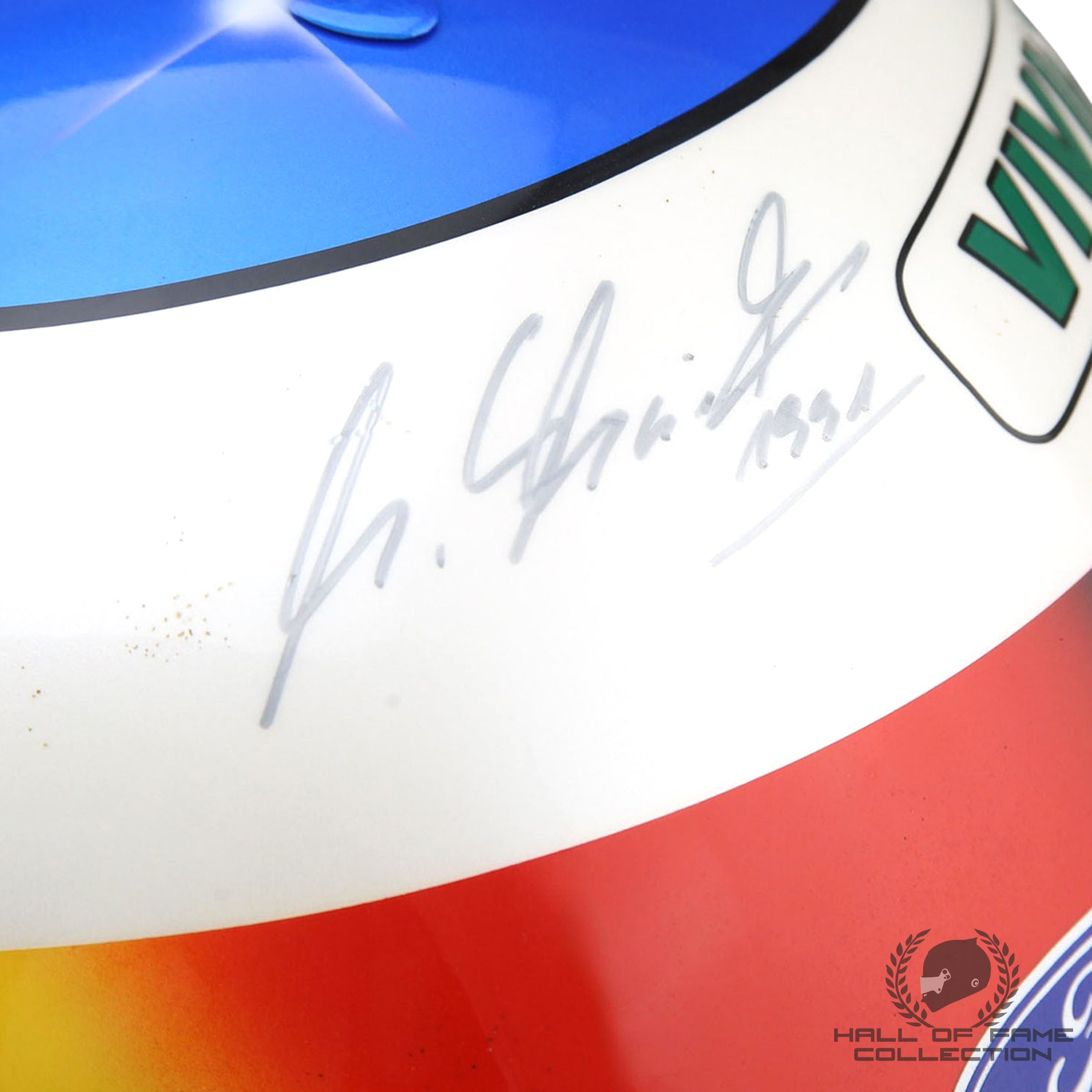 1991 Michael Schumacher Signed Race Used Italian Grand Prix Benetton F1 Helmet