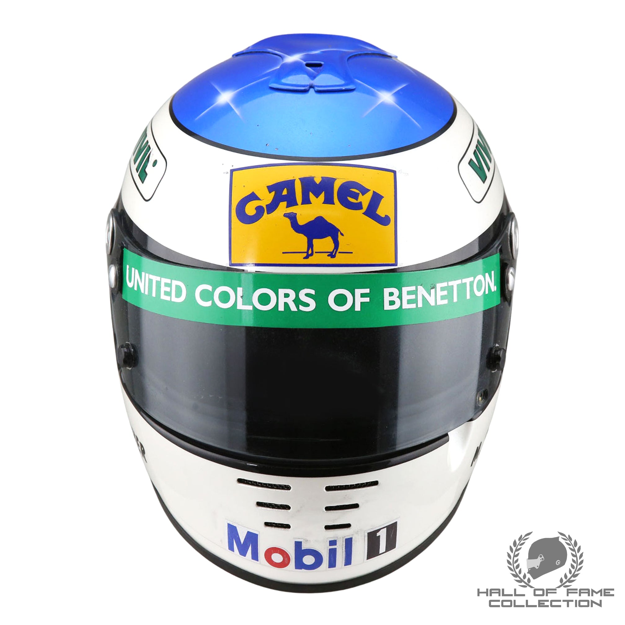 1991 Michael Schumacher Signed Race Used Italian Grand Prix Benetton F1 Helmet