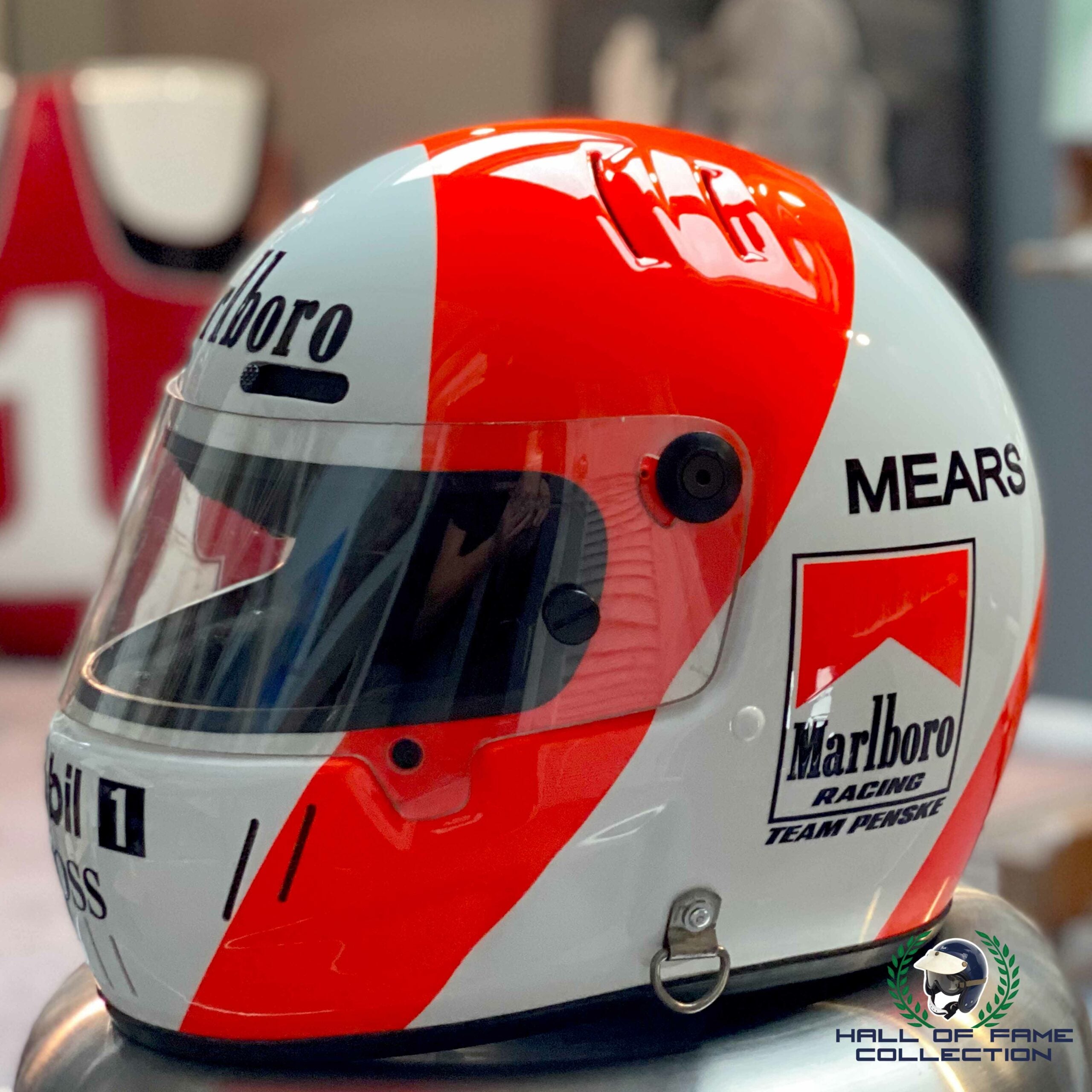 1991 Rick Mears Marlboro Team Penske 4th Indy 500 Win Replica Helmet