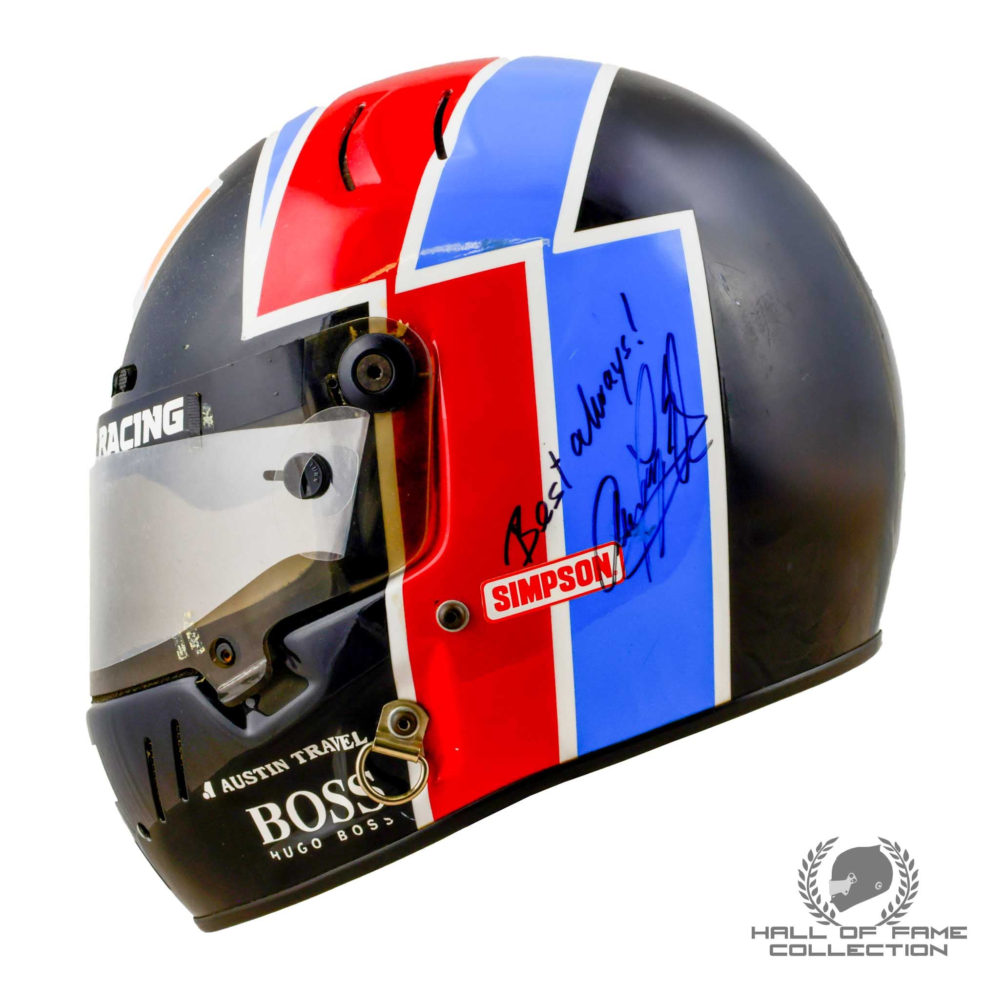 1991 Arie Luyendyk Signed Race Used Granatelli Racing IndyCar Helmet