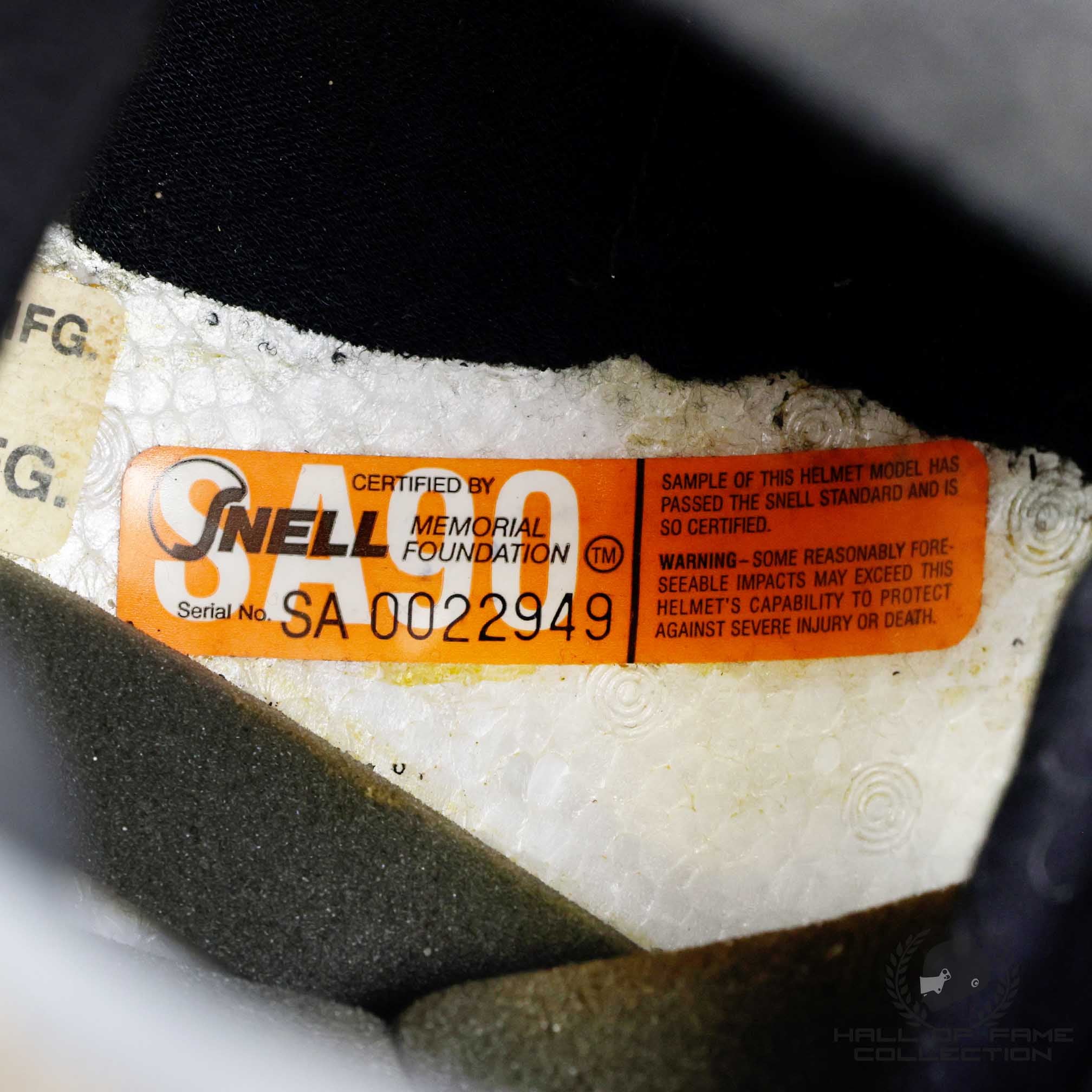 1991 Arie Luyendyk Signed Race Used Granatelli Racing IndyCar Helmet