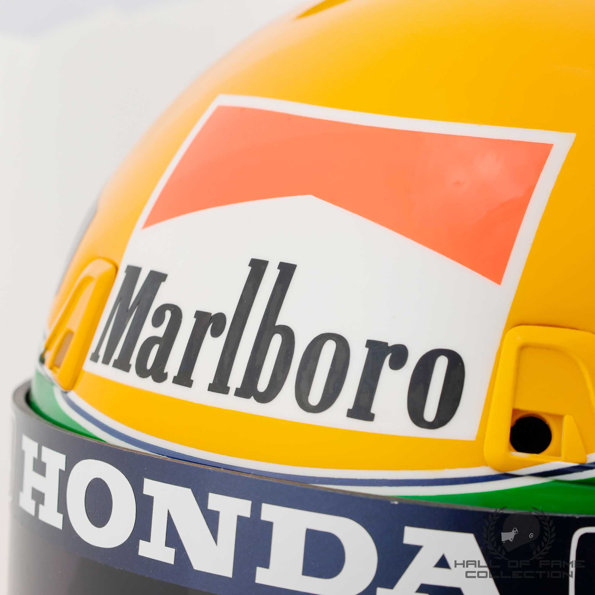 1991 Ayrton Senna 3rd F1 World Championship Replica Rheos McLaren F1 Helmet