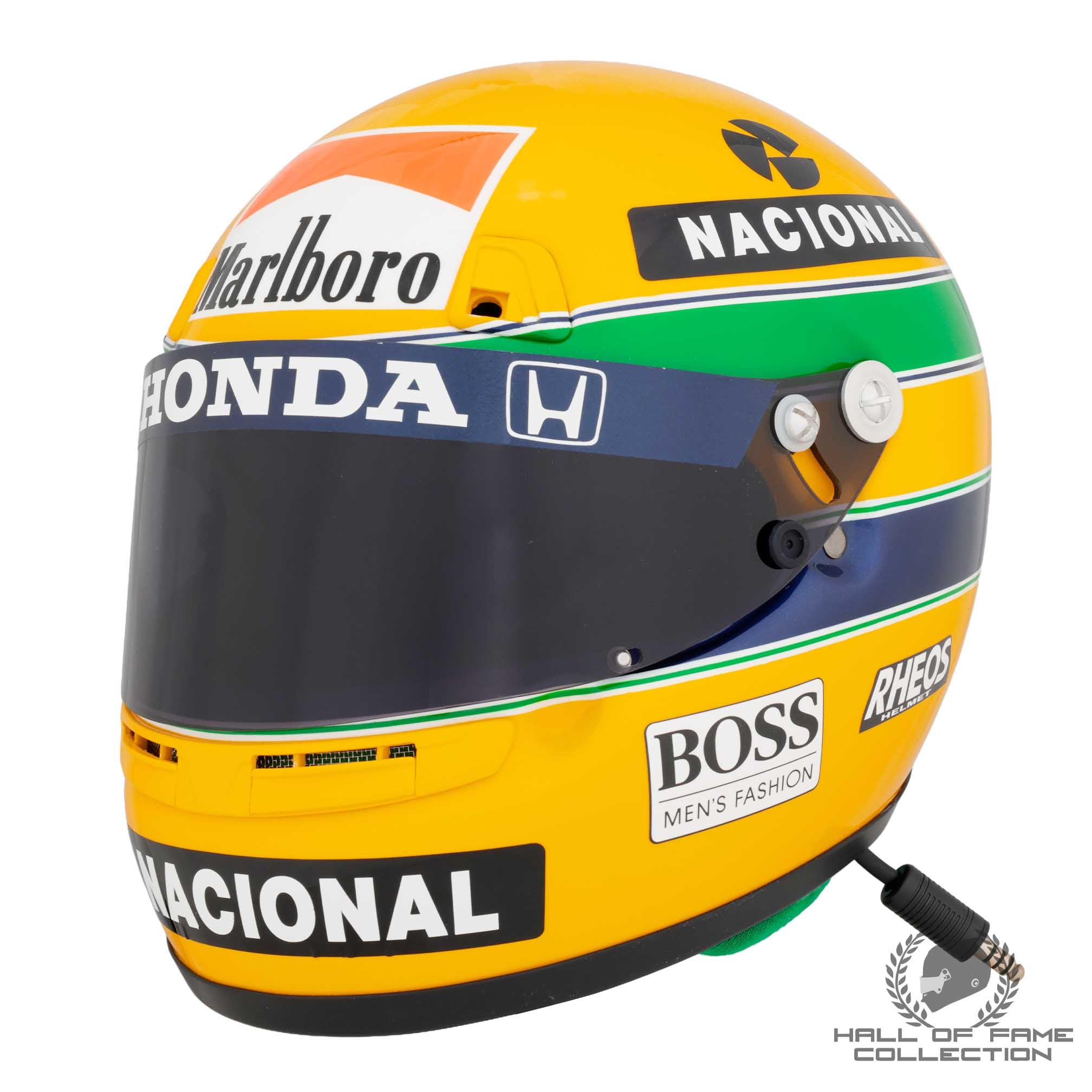 1991 Ayrton Senna 3rd F1 World Championship Replica Rheos McLaren F1 Helmet