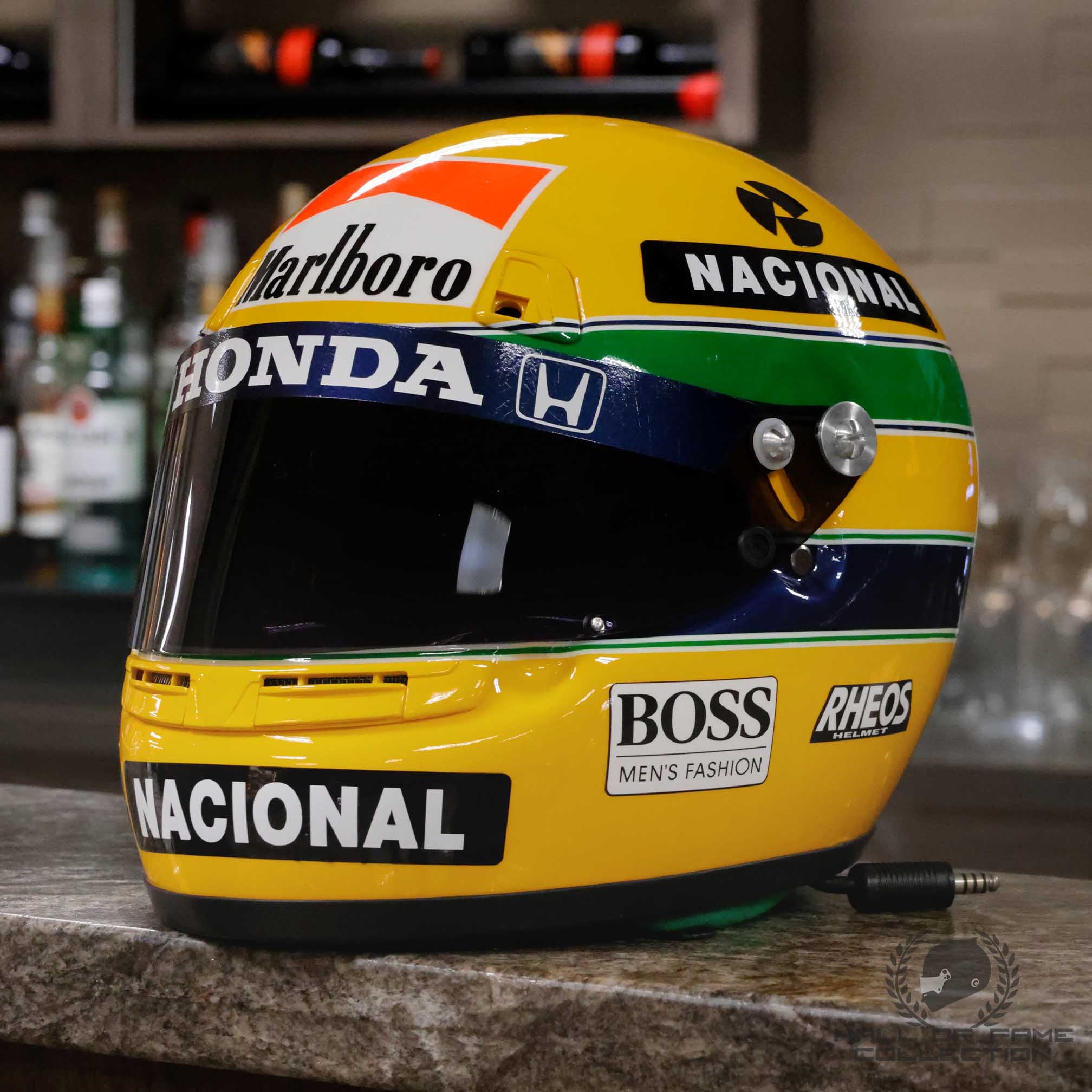 1991 Ayrton Senna 3rd F1 World Championship Replica Rheos McLaren F1 Helmet