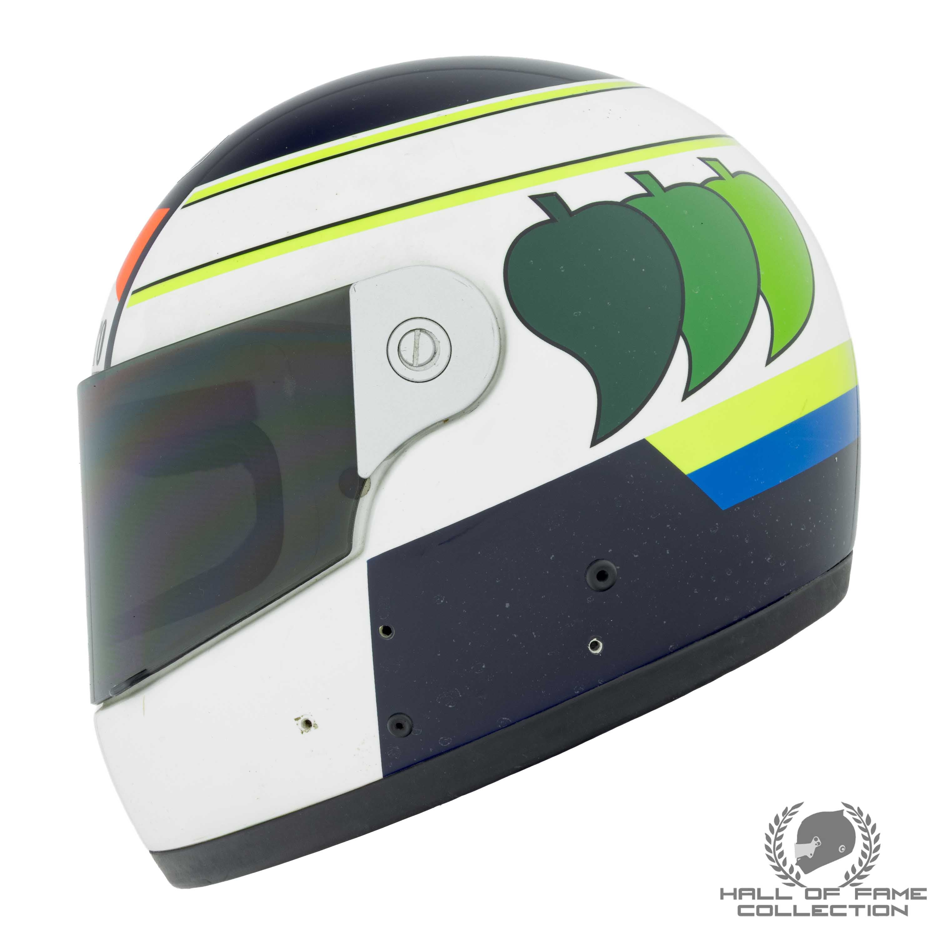 1990 Stefan Johansson Onyx Grand Prix F1 Shoei Helmet