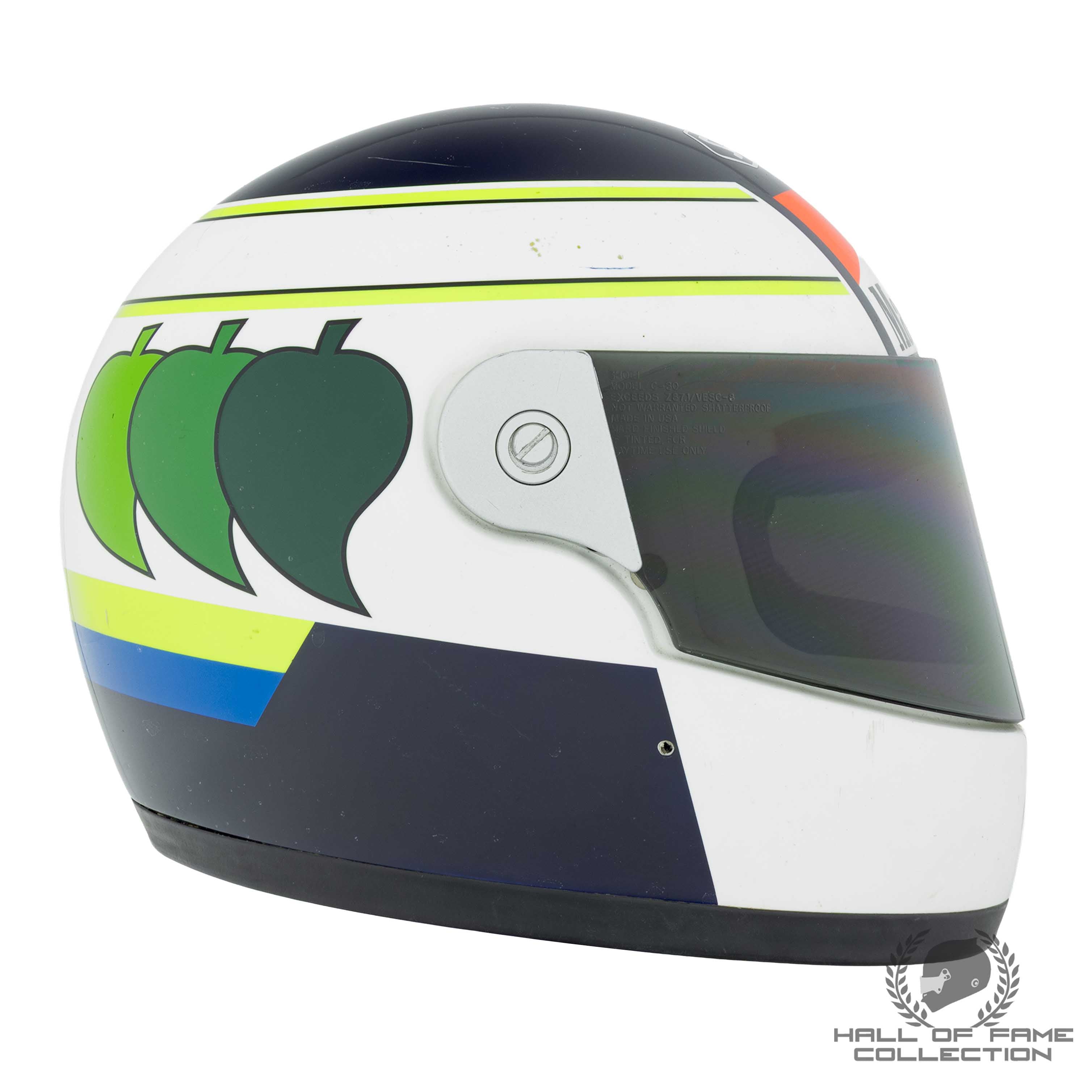 1990 Stefan Johansson Onyx Grand Prix F1 Shoei Helmet