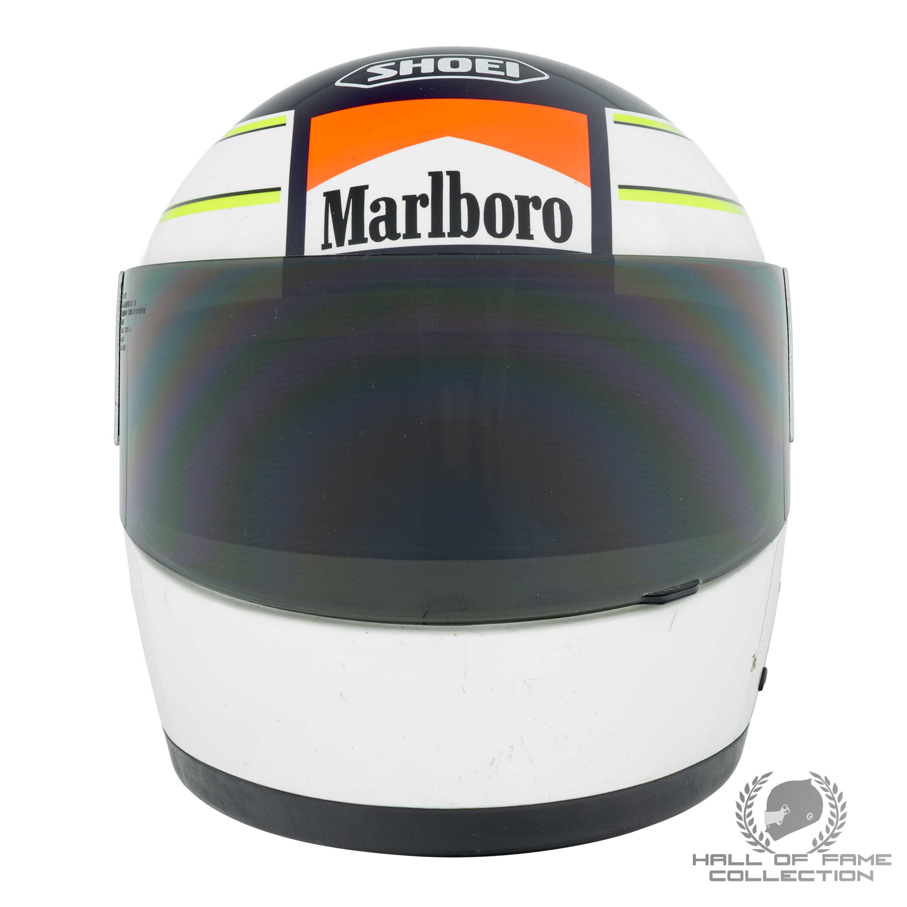 1990 Stefan Johansson Onyx Grand Prix F1 Shoei Helmet